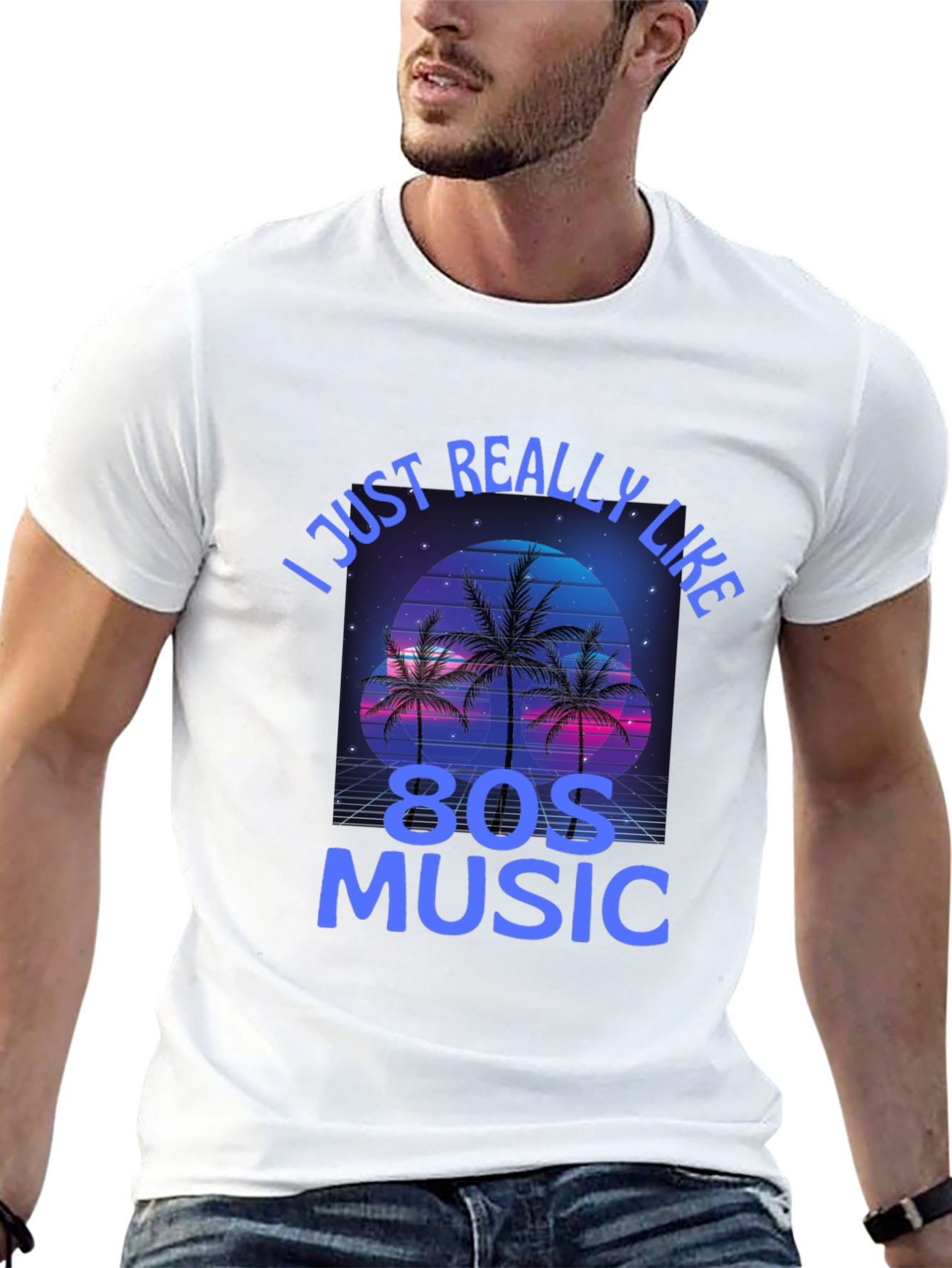 Retro 80s Music Graphic Tee - Nostalgic Vibes - 13