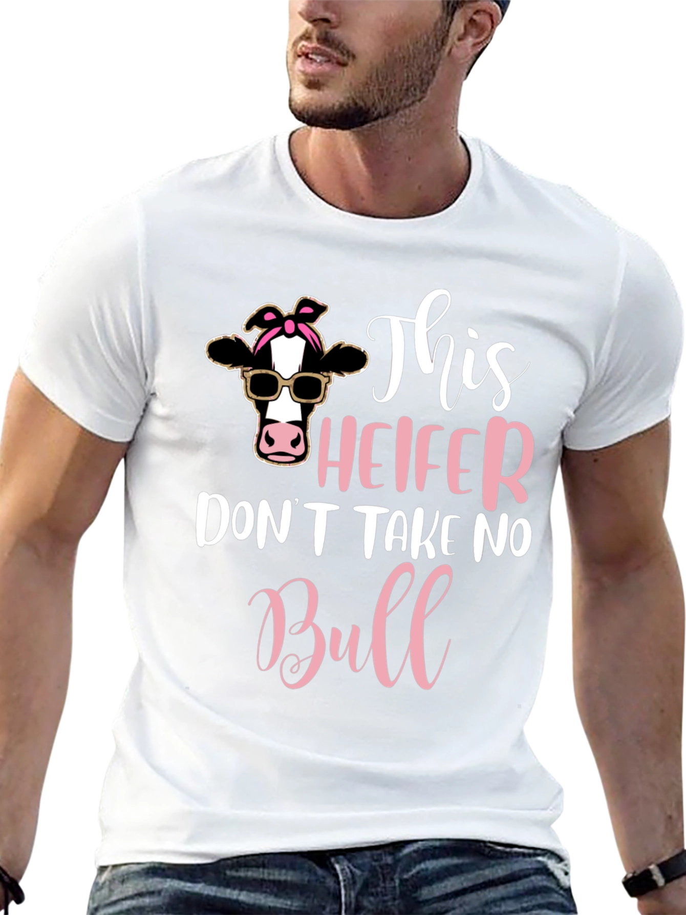Black Heifer No Bull Graphic T-Shirt view 13