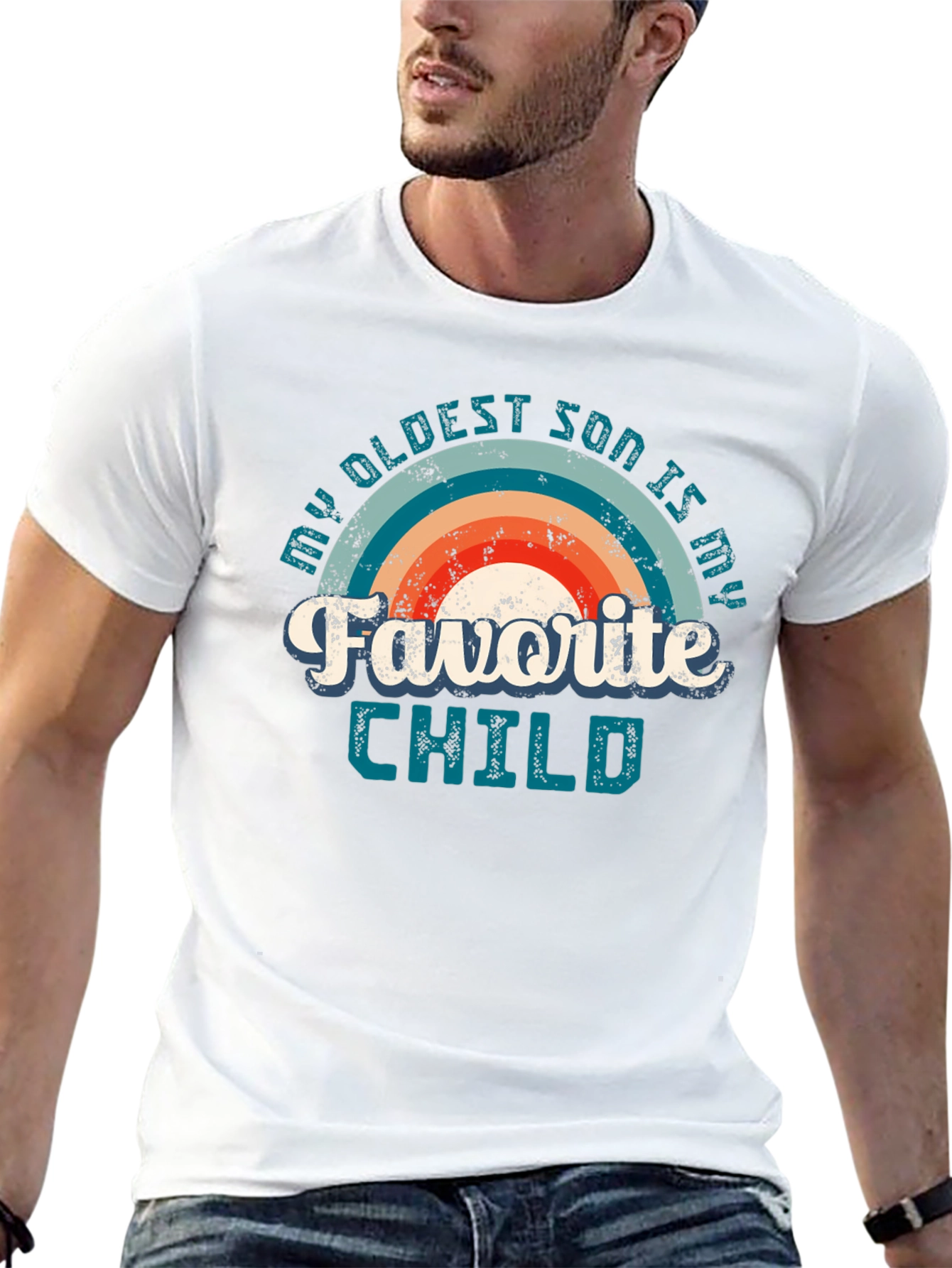 Black My Oldest Son is My Favorite Child T-Shirt view 13