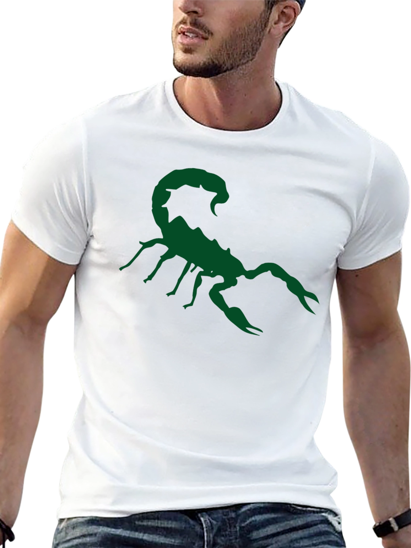 Black Scorpion Graphic Tee - Cool Black T-Shirt view 13