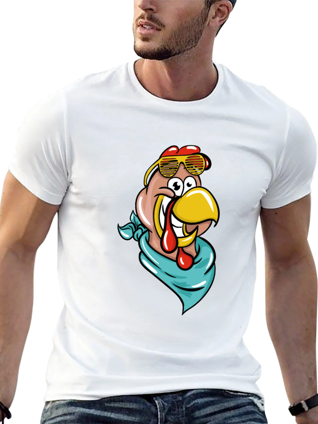 Black Cool Turkey Graphic Tee view 13