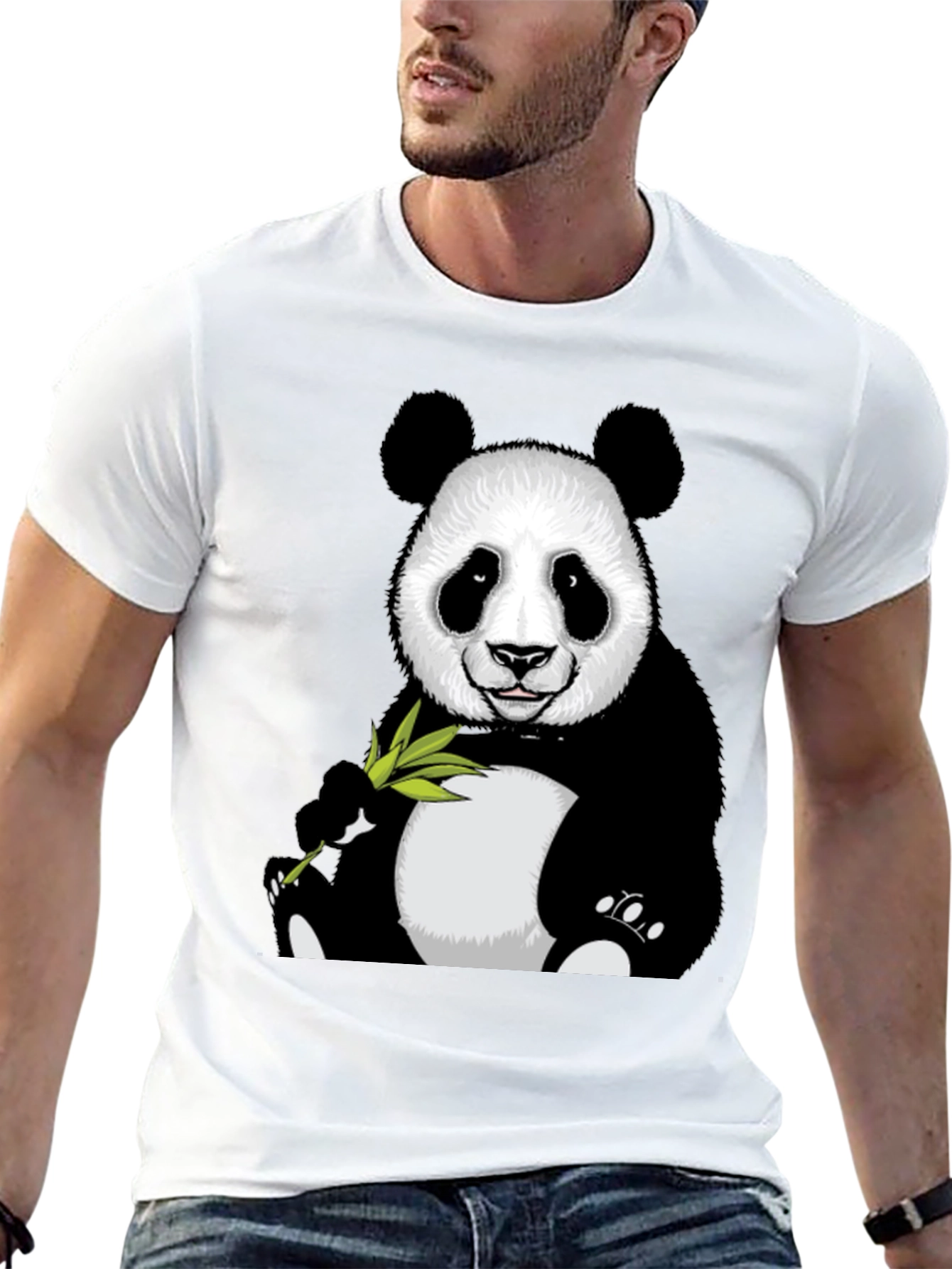 Black Panda Graphic T-Shirt - Cute Animal Tee view 13