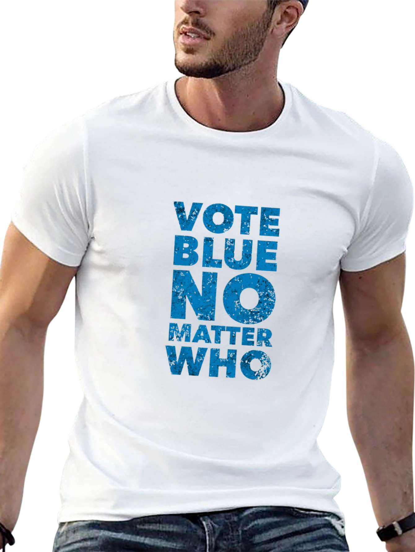 Black Vote Blue No Matter Who T-Shirt view 13