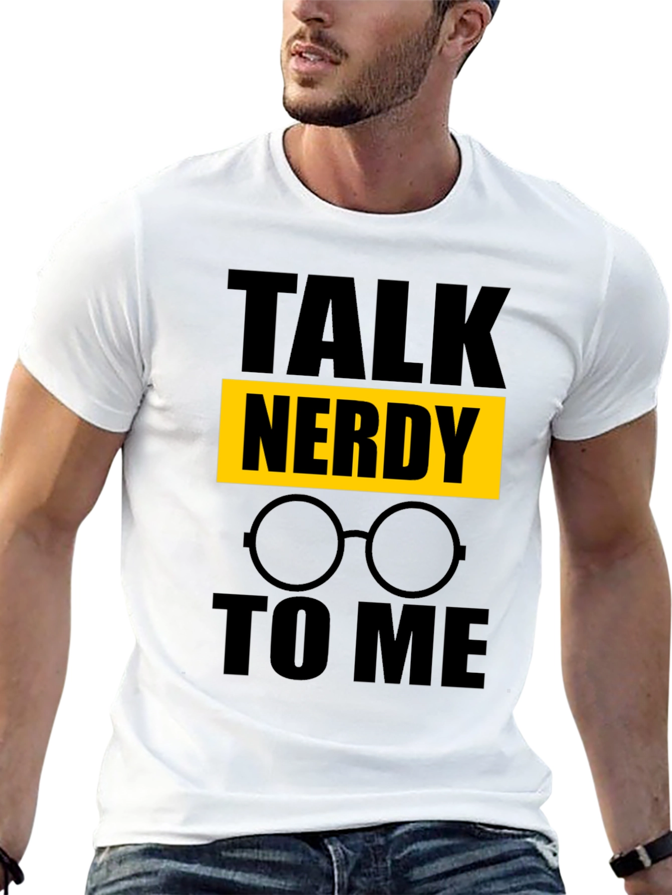 Black Talk Nerdy To Me T-Shirt - Geek Chic view 13