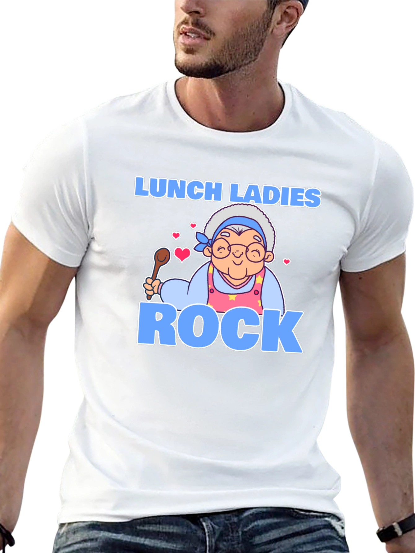 Black Lunch Ladies Rock T-Shirt view 13