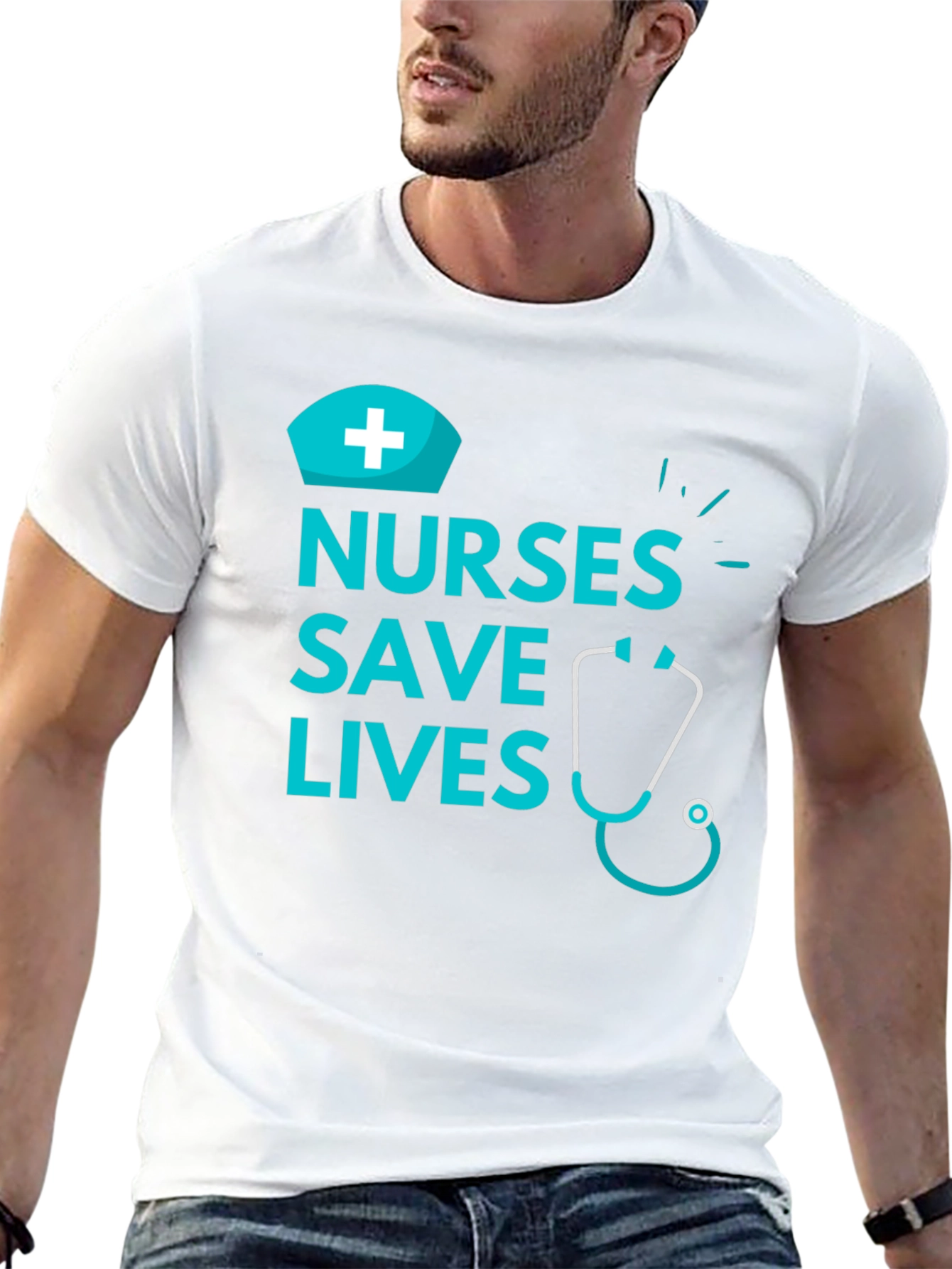 Black Nurses Save Lives Graphic Tee view 13