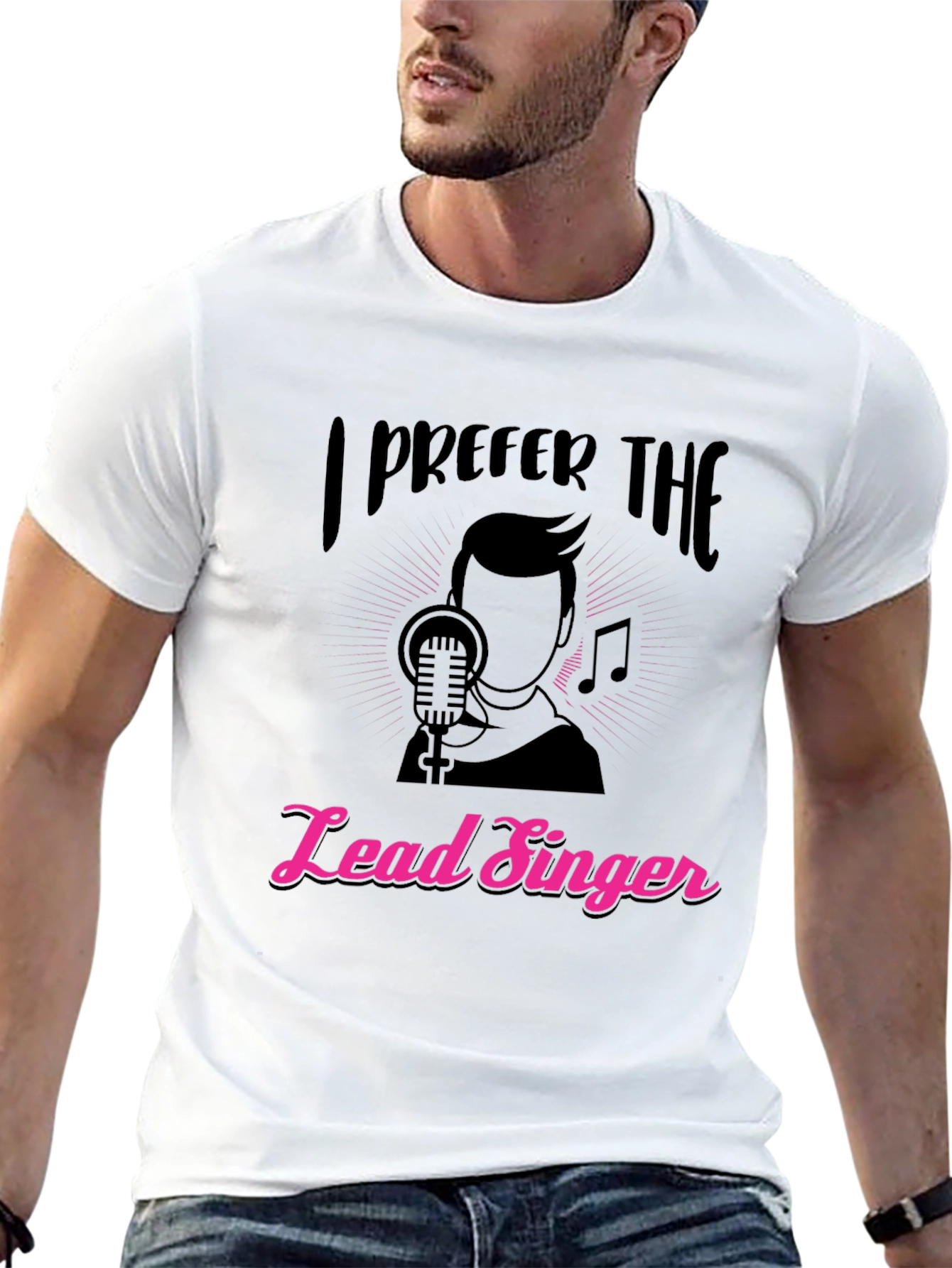 Black Lead Singer Graphic T-Shirt view 13