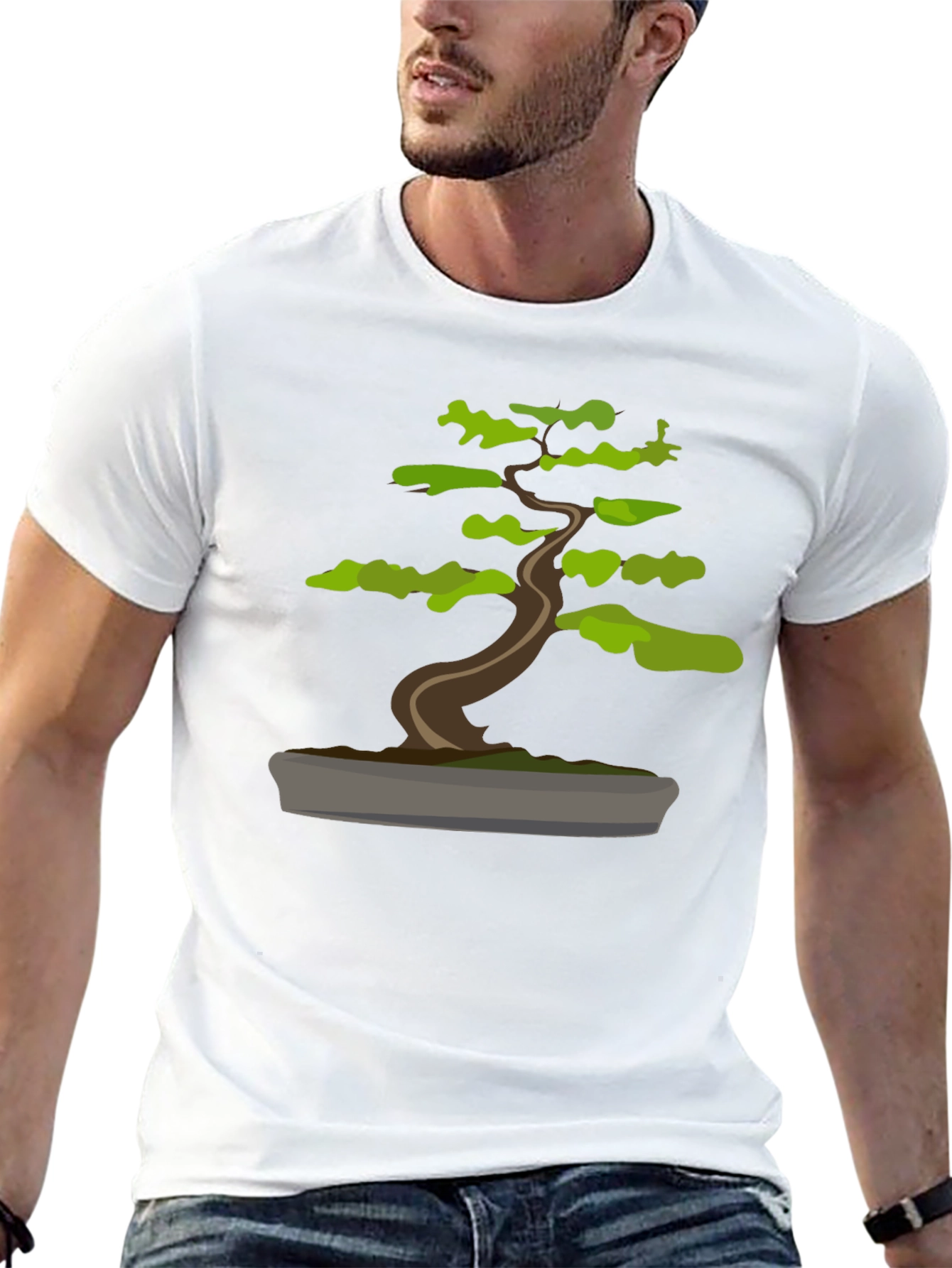 Black Bonsai Tree Graphic Tee - Unisex view 13