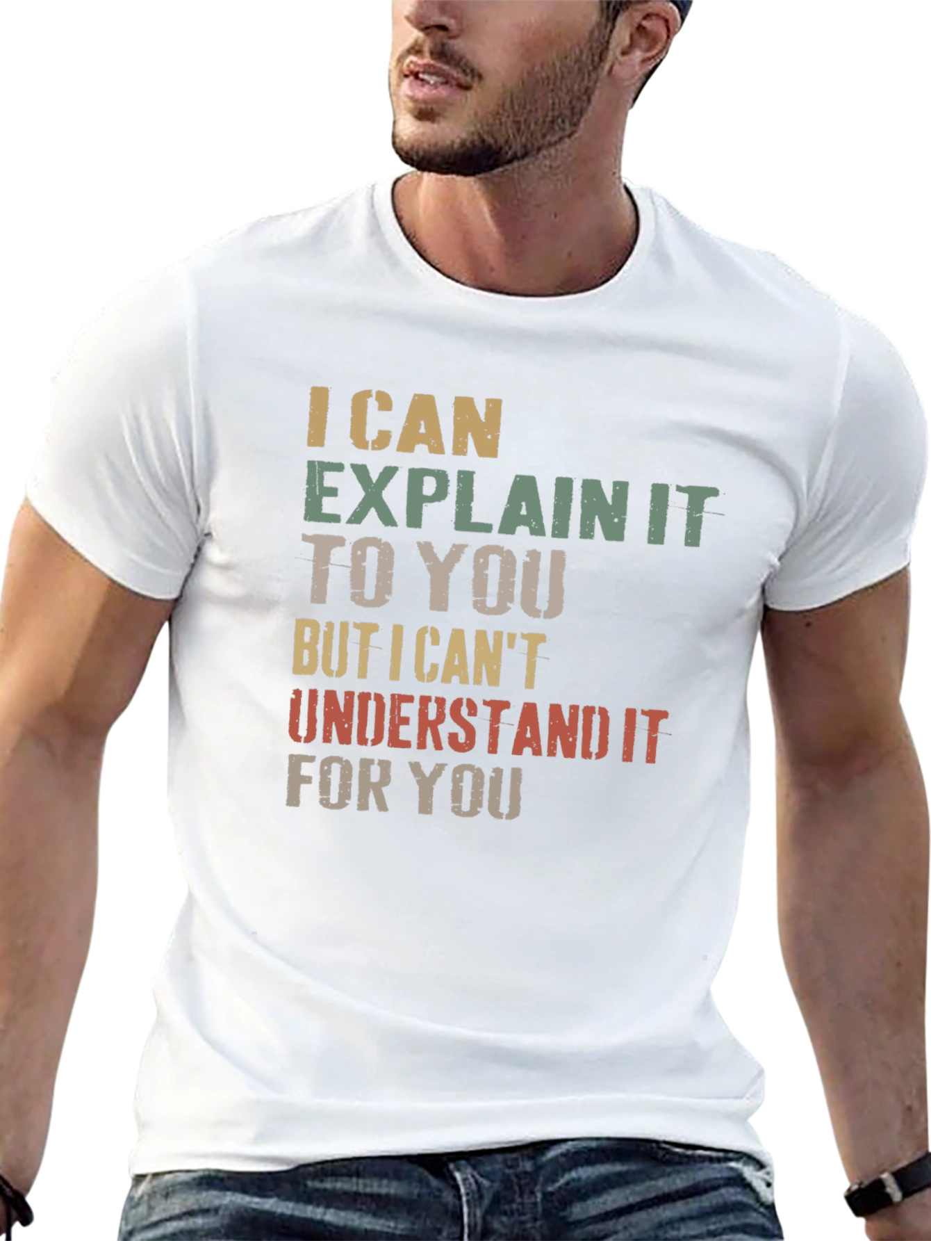 Black I Can Explain It T-Shirt - Funny Sarcastic Tee view 13