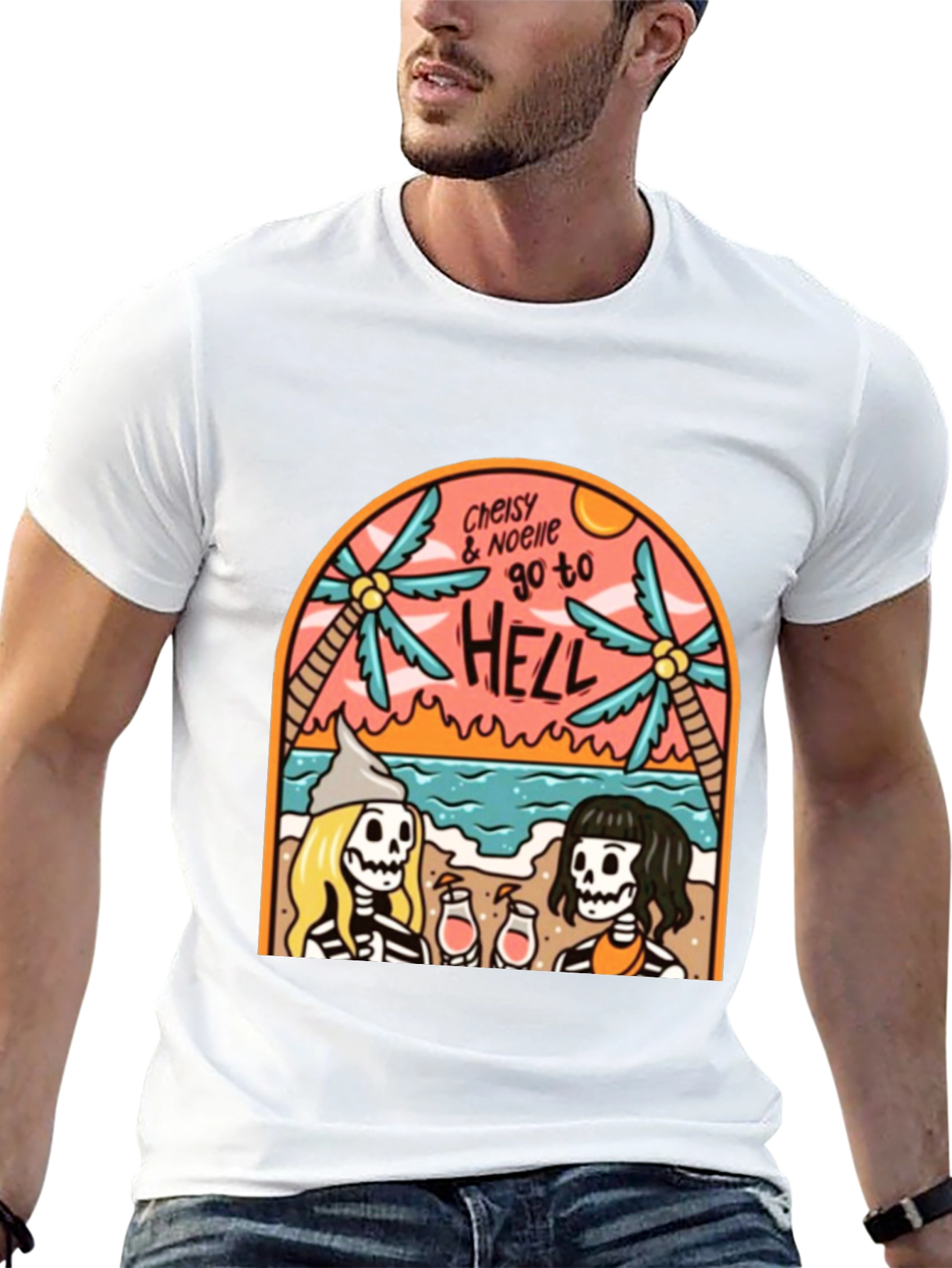 Black Cheisy & Noelle Go To HELL T-Shirt view 13