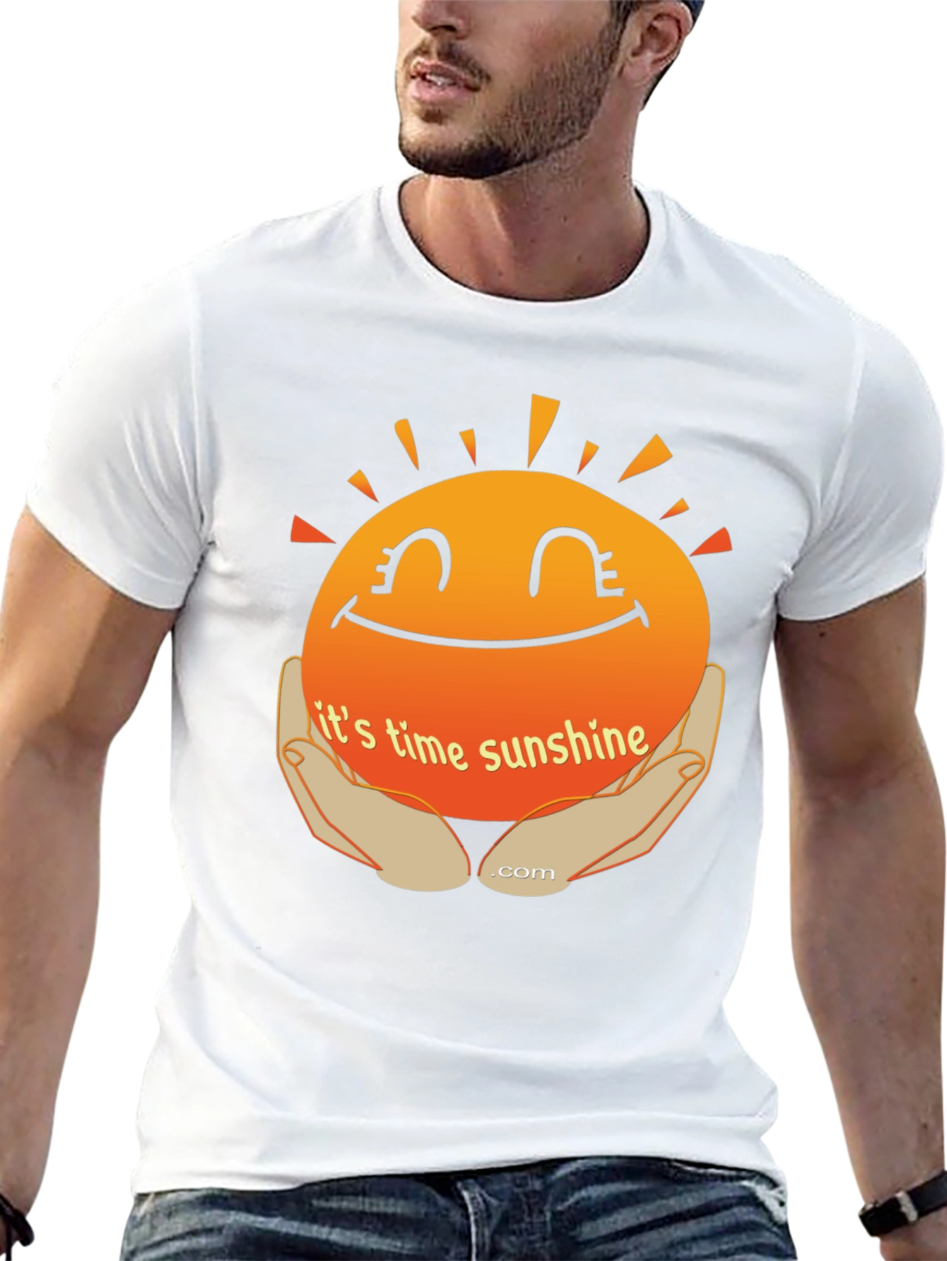 Black Time for Sunshine Graphic T-Shirt view 13