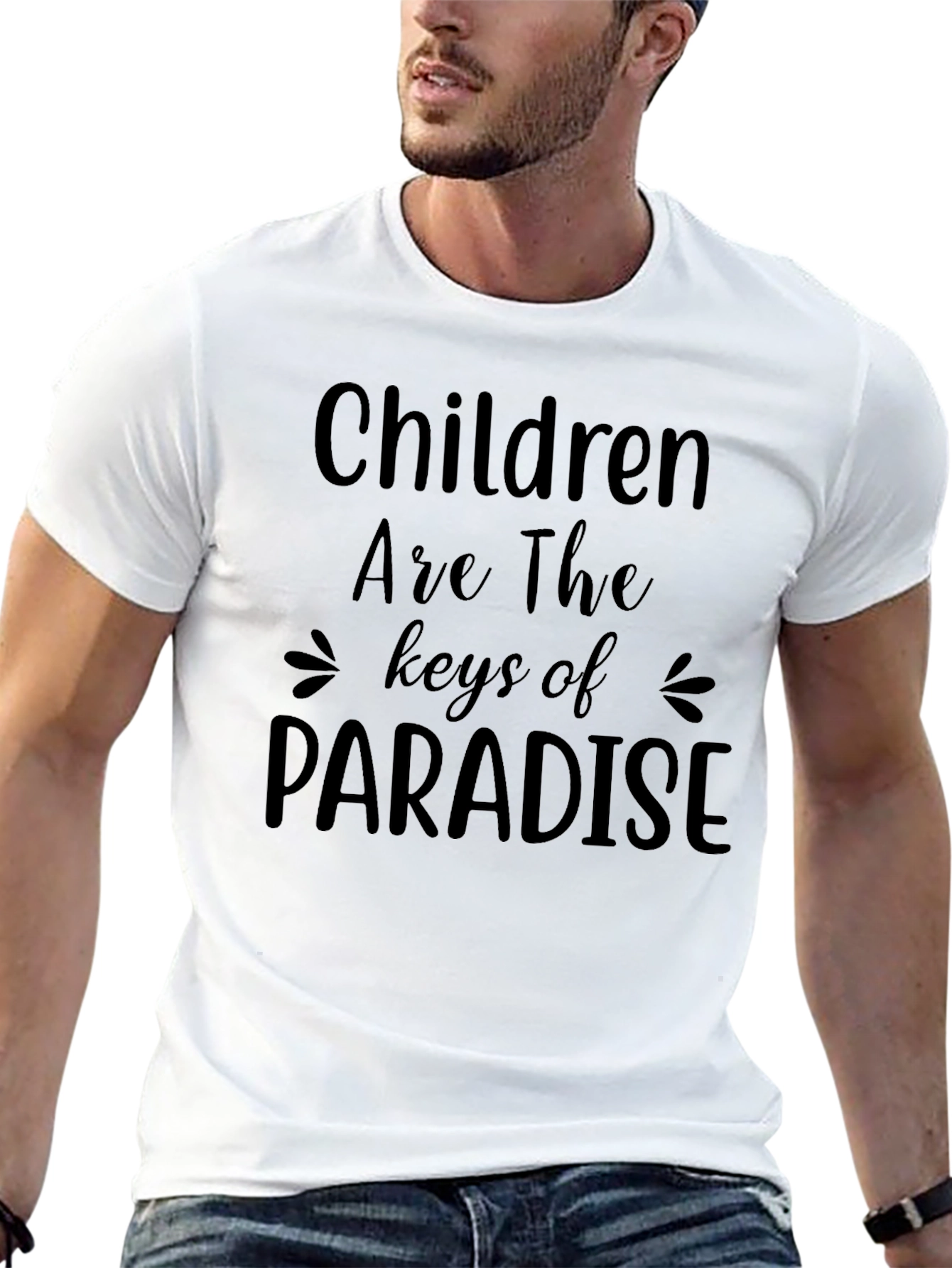 Black Children Are The Keys of Paradise Black T-Shirt view 13