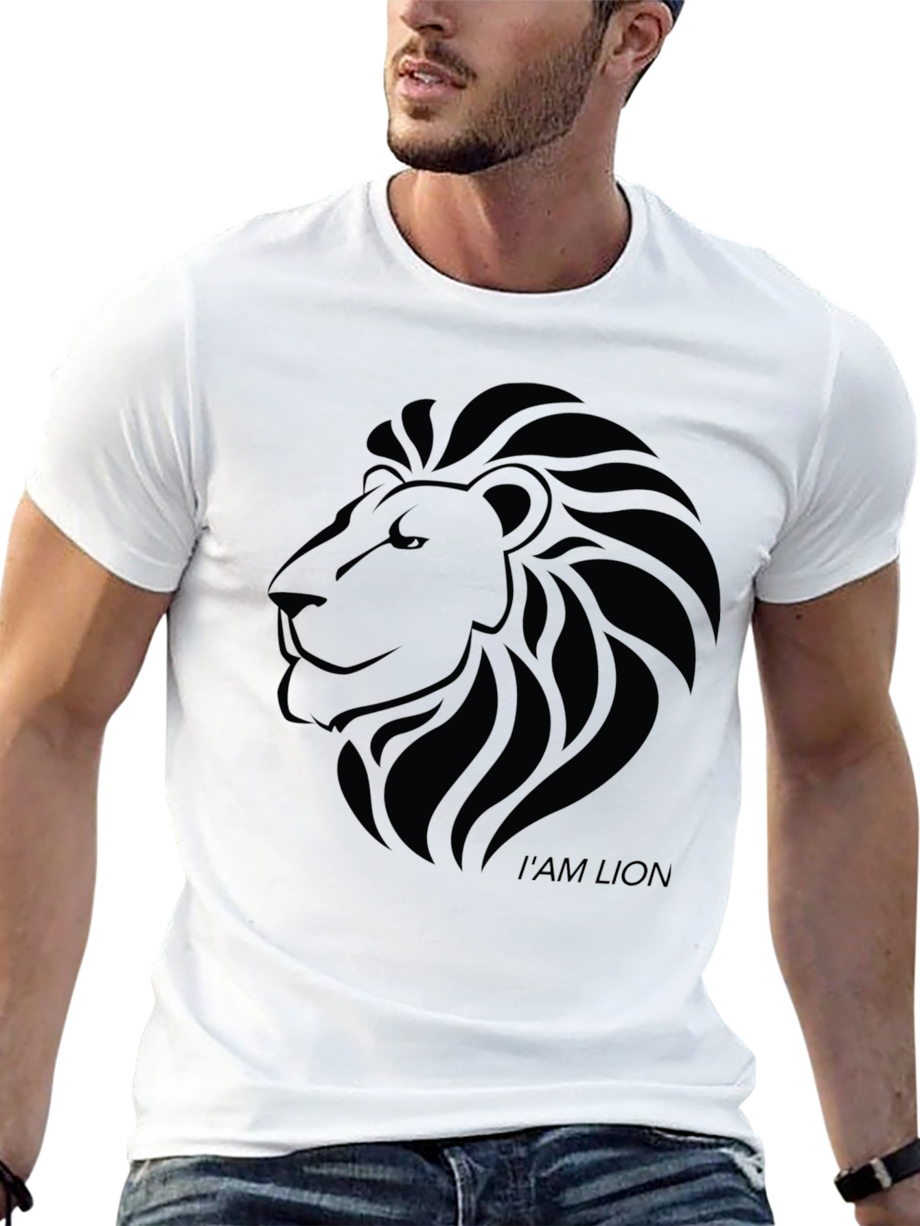 Black Lion Graphic Tee - Black view 13
