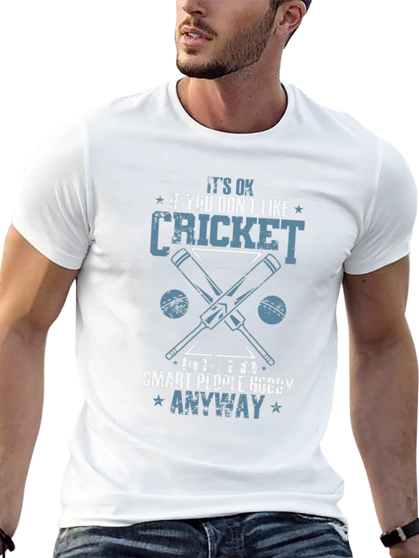 Funny Cricket Lover T-Shirt: Smart People Hobby Tee - 13