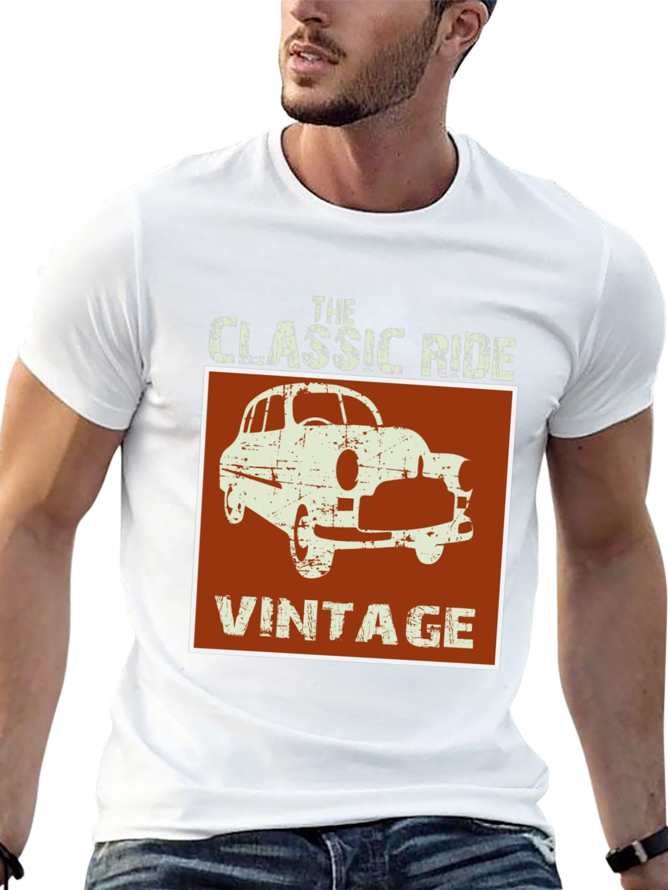 Black Vintage Classic Ride Graphic Tee view 13