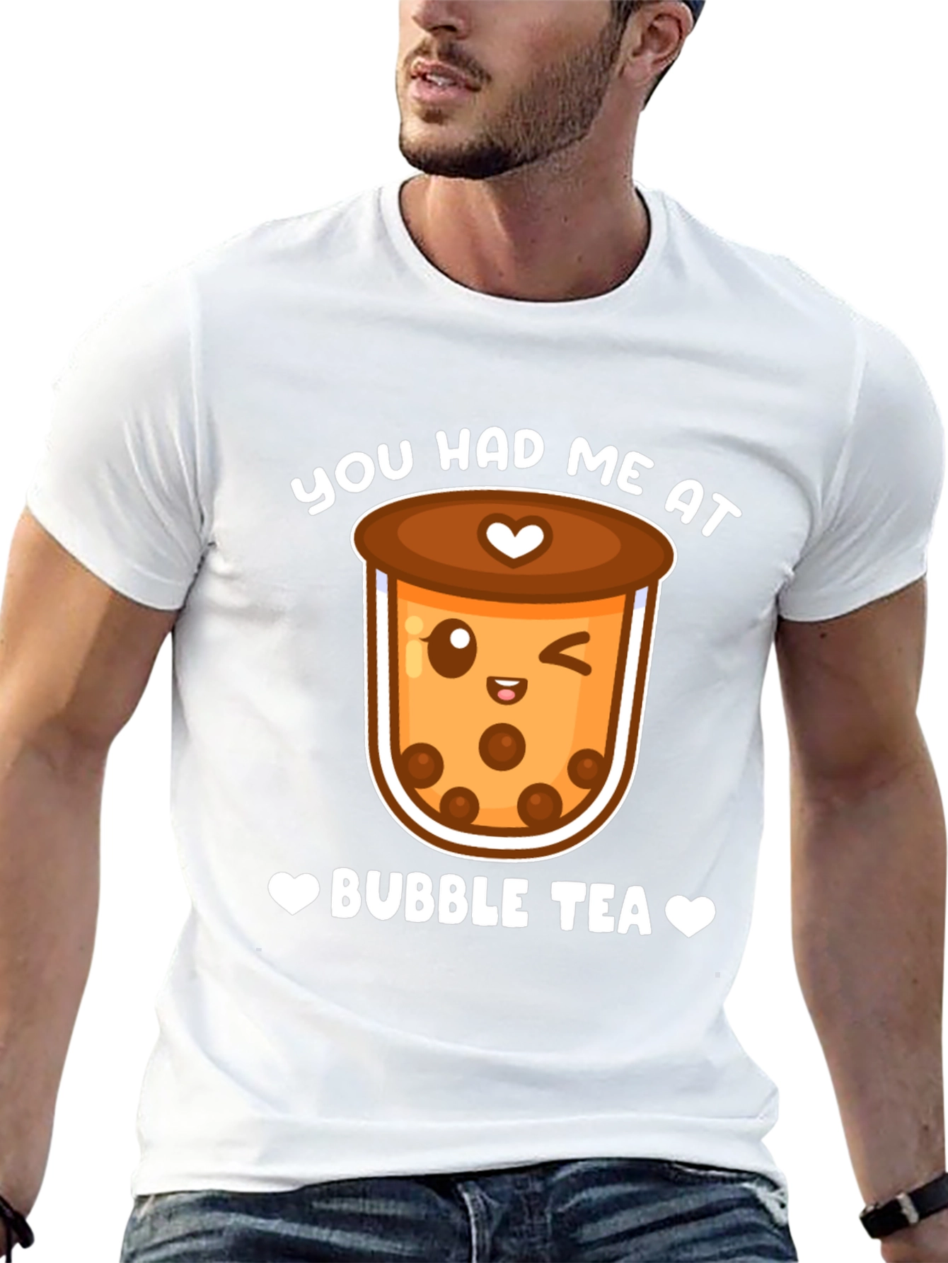 Black You Had Me At Bubble Tea Graphic T-Shirt view 13