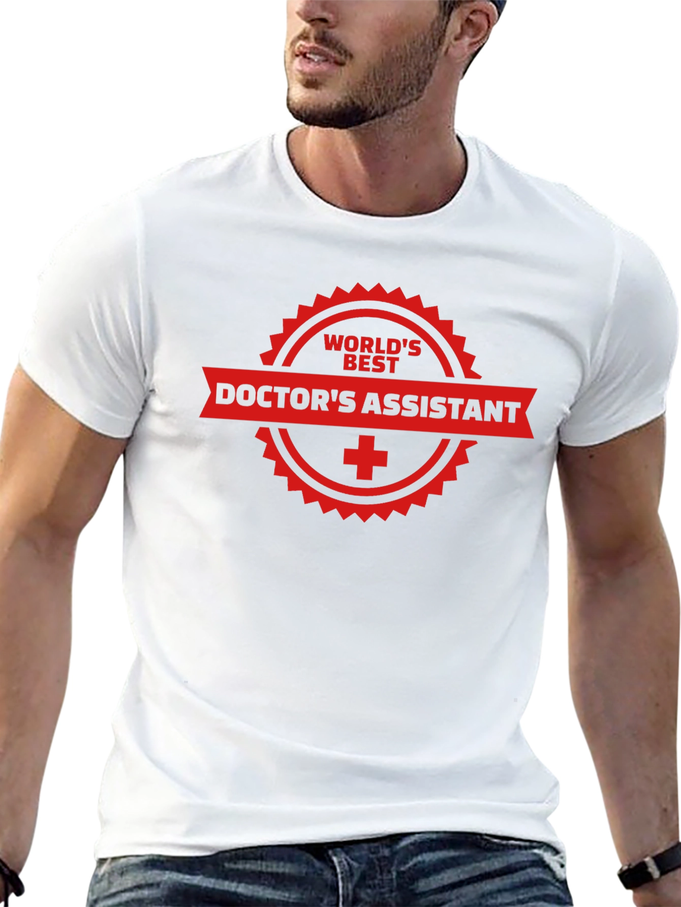 Black World's Best Doctor's Assistant Graphic Tee view 13