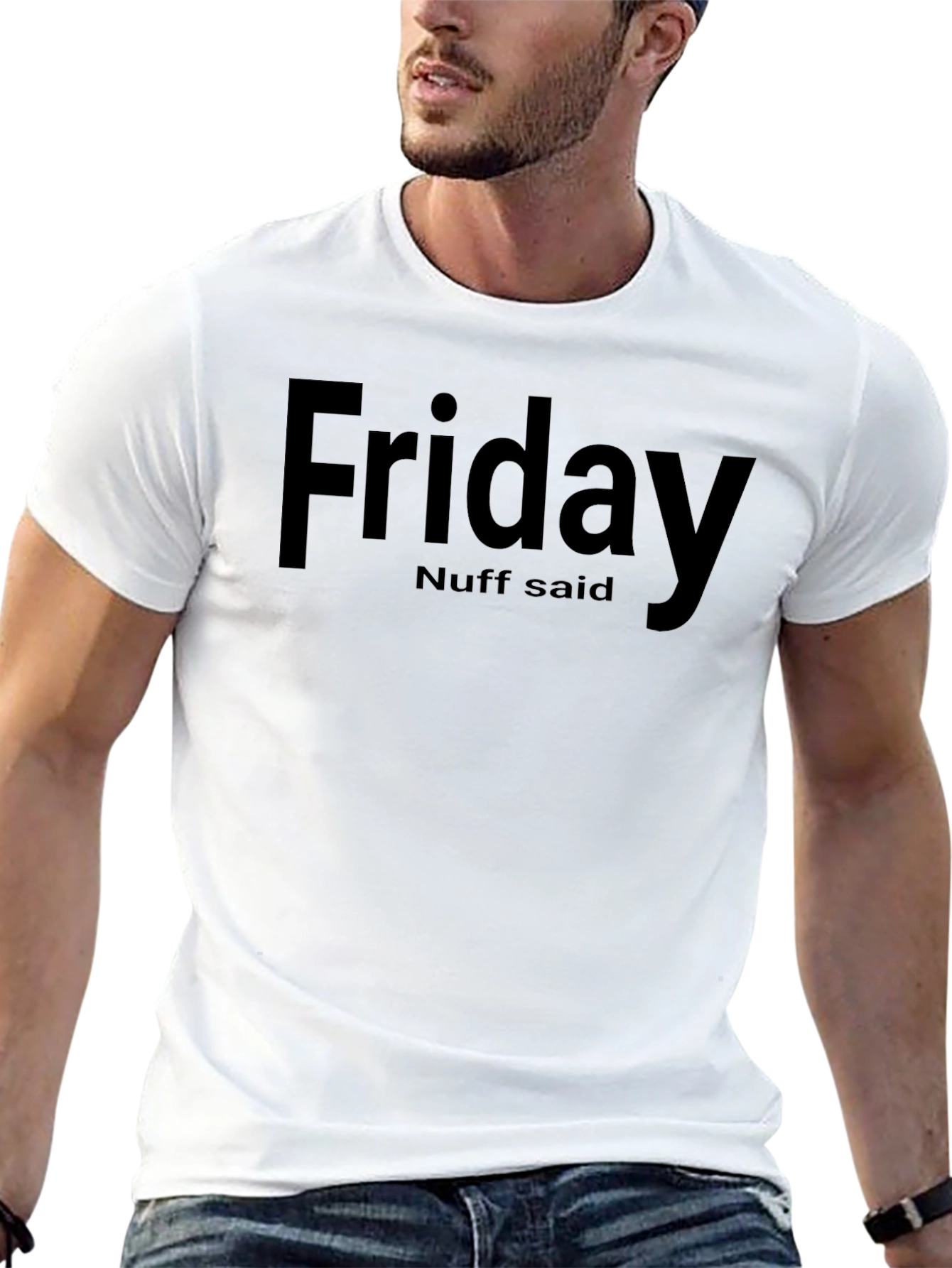 Black Friday Nuff Said Black T-Shirt view 13