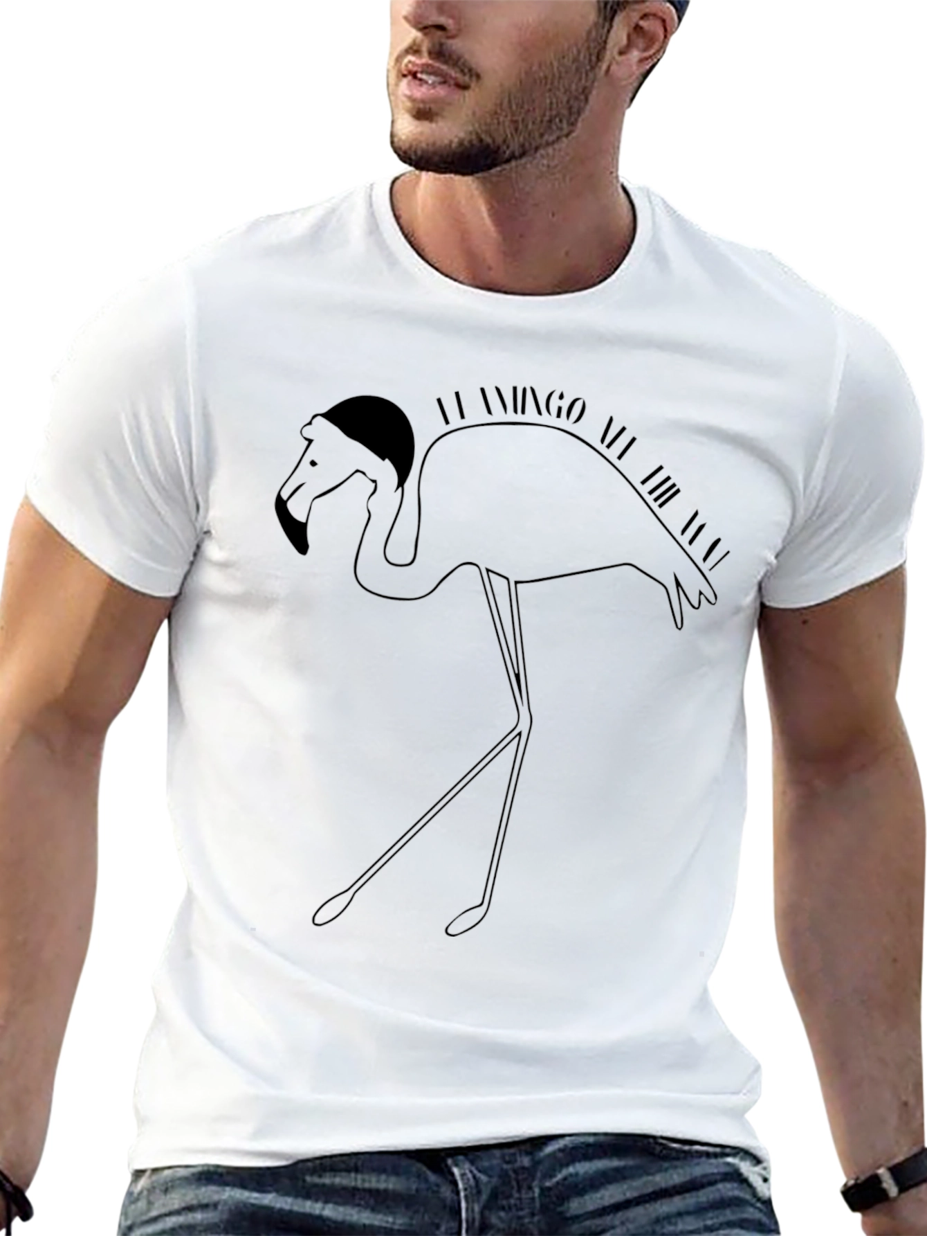 Black Flamingo All the Time Graphic Tee - Black view 13
