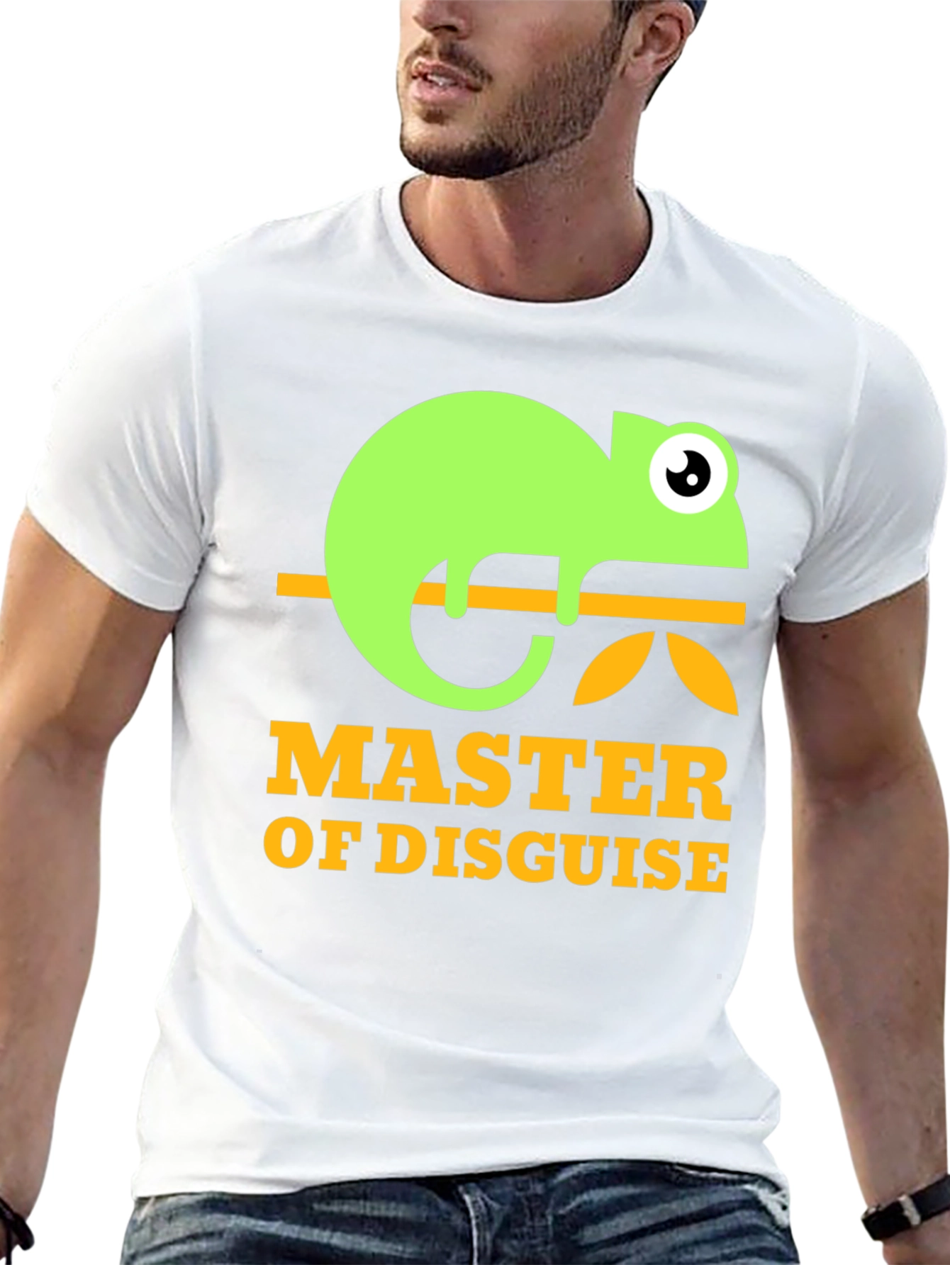 Black Master of Disguise Chameleon T-Shirt view 13