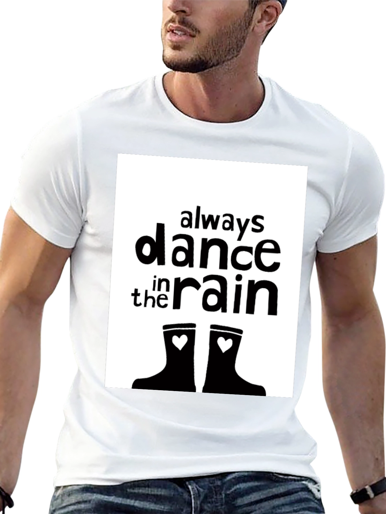 Black Dance in the Rain Graphic Tee view 13