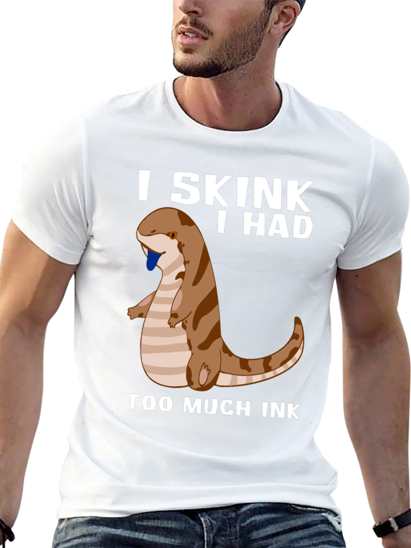 Black Skink Too Much Ink T-Shirt view 13