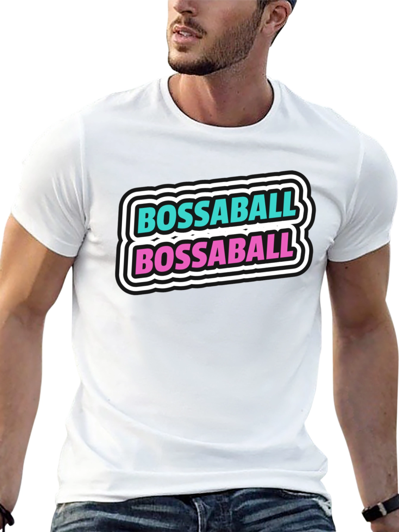 Black Bossaball Graphic T-Shirt - Black Casual Tee view 13