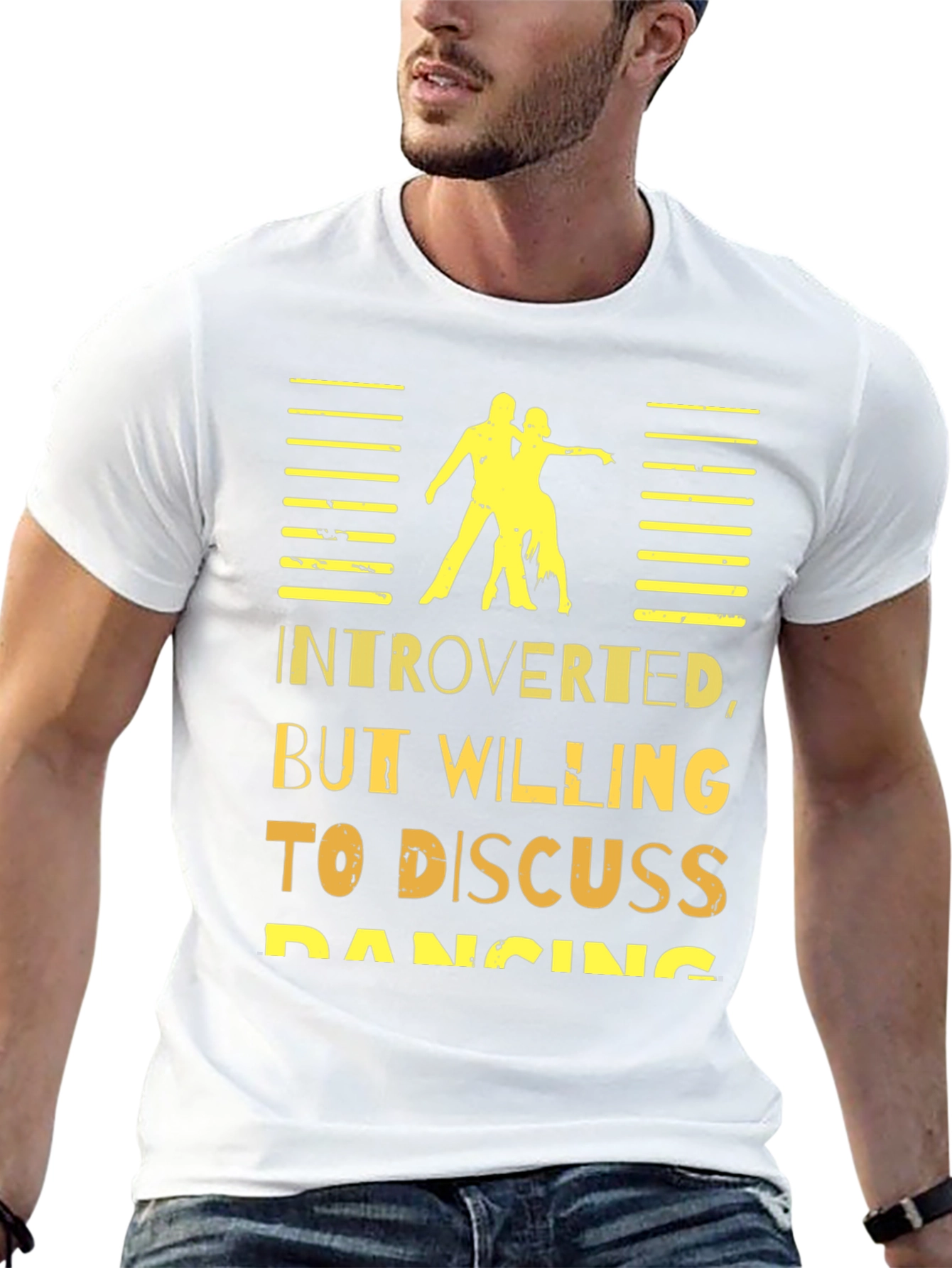 Black Introverted Dancing T-Shirt view 13