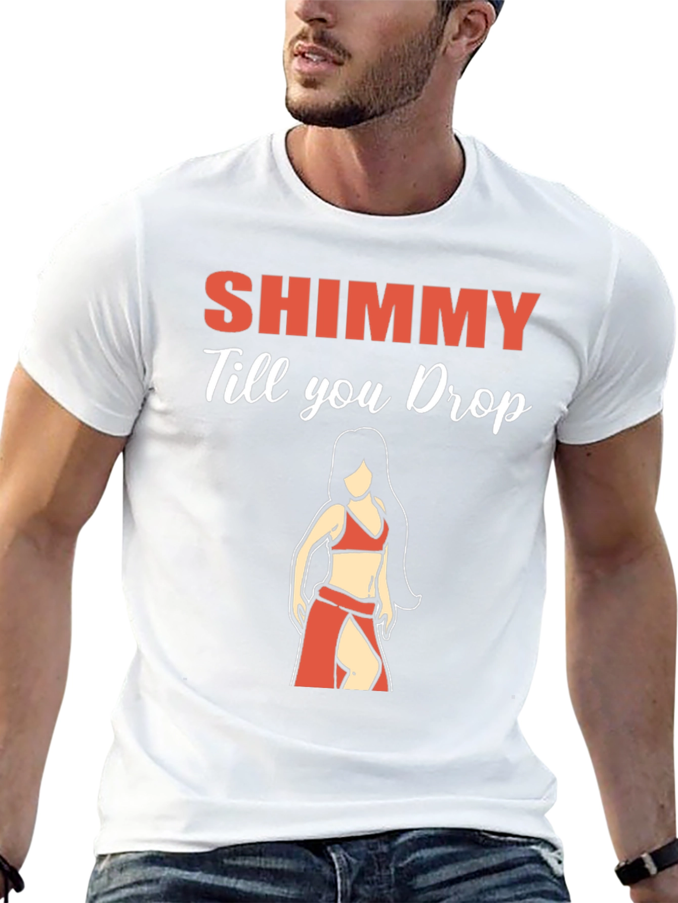 Black Shimmy Till You Drop T-Shirt - Dance Tee view 13
