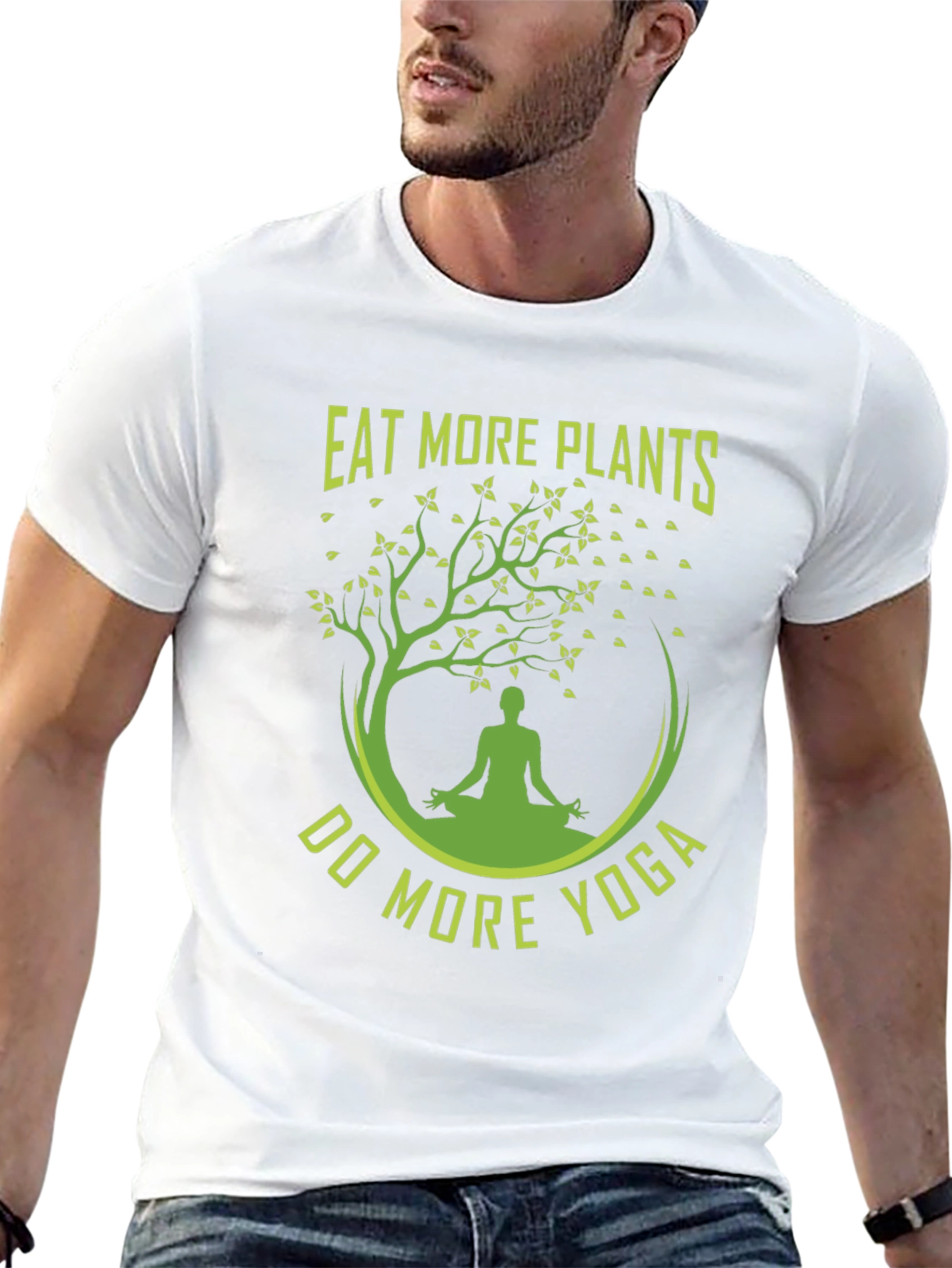 Eat More Plants, Do More Yoga T-Shirt - 13
