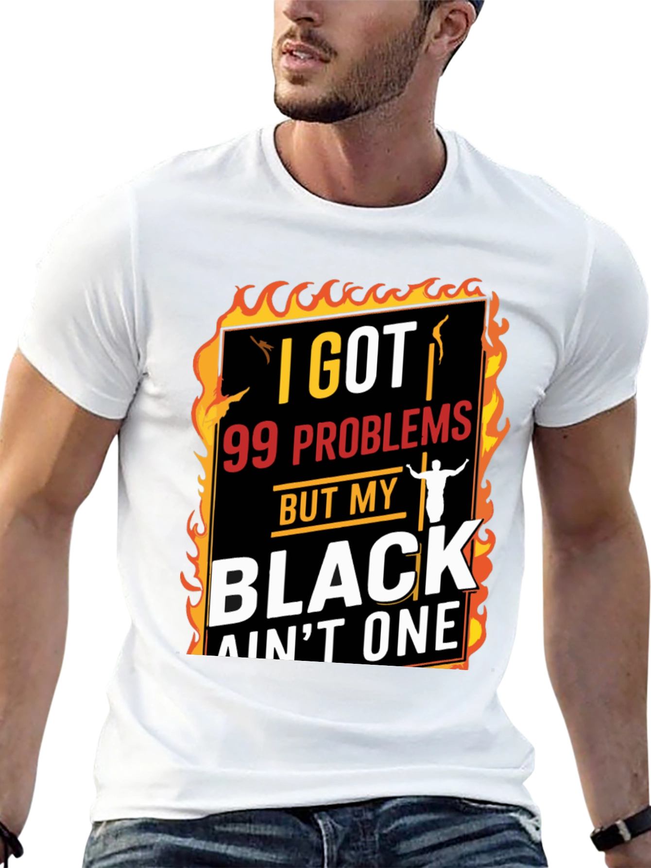 Black I Got 99 Problems T-Shirt view 13