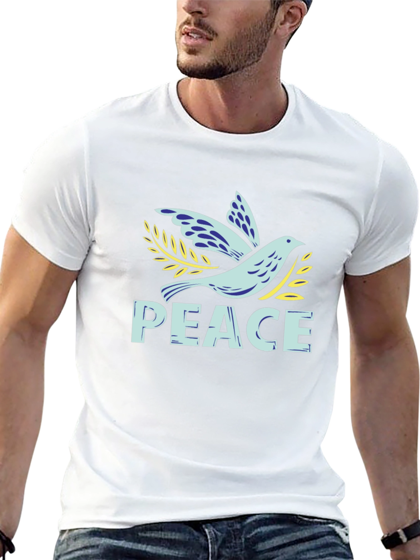 Black Peace Dove Graphic Tee - Unisex view 13