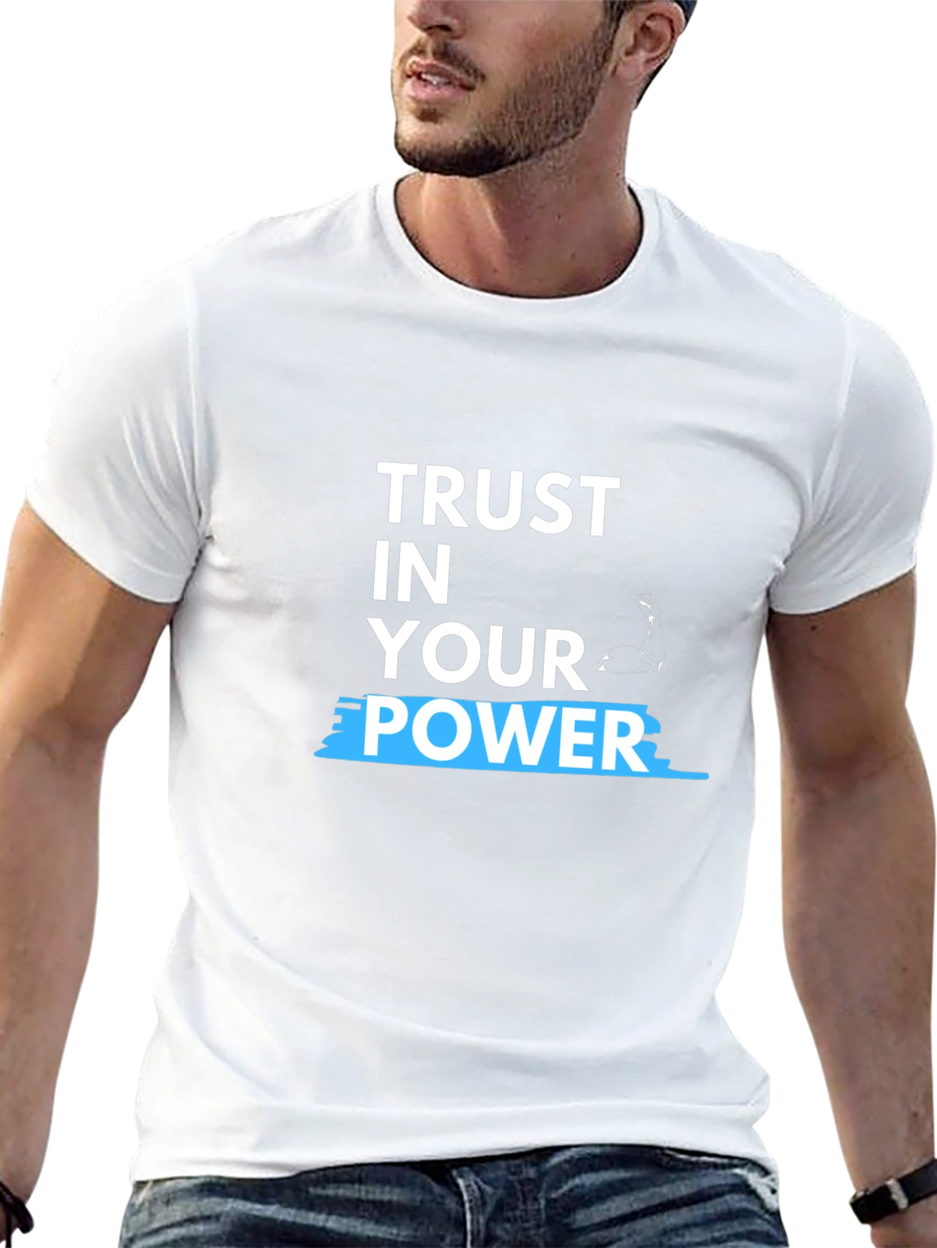 Black Trust In Your Power T-Shirt view 13