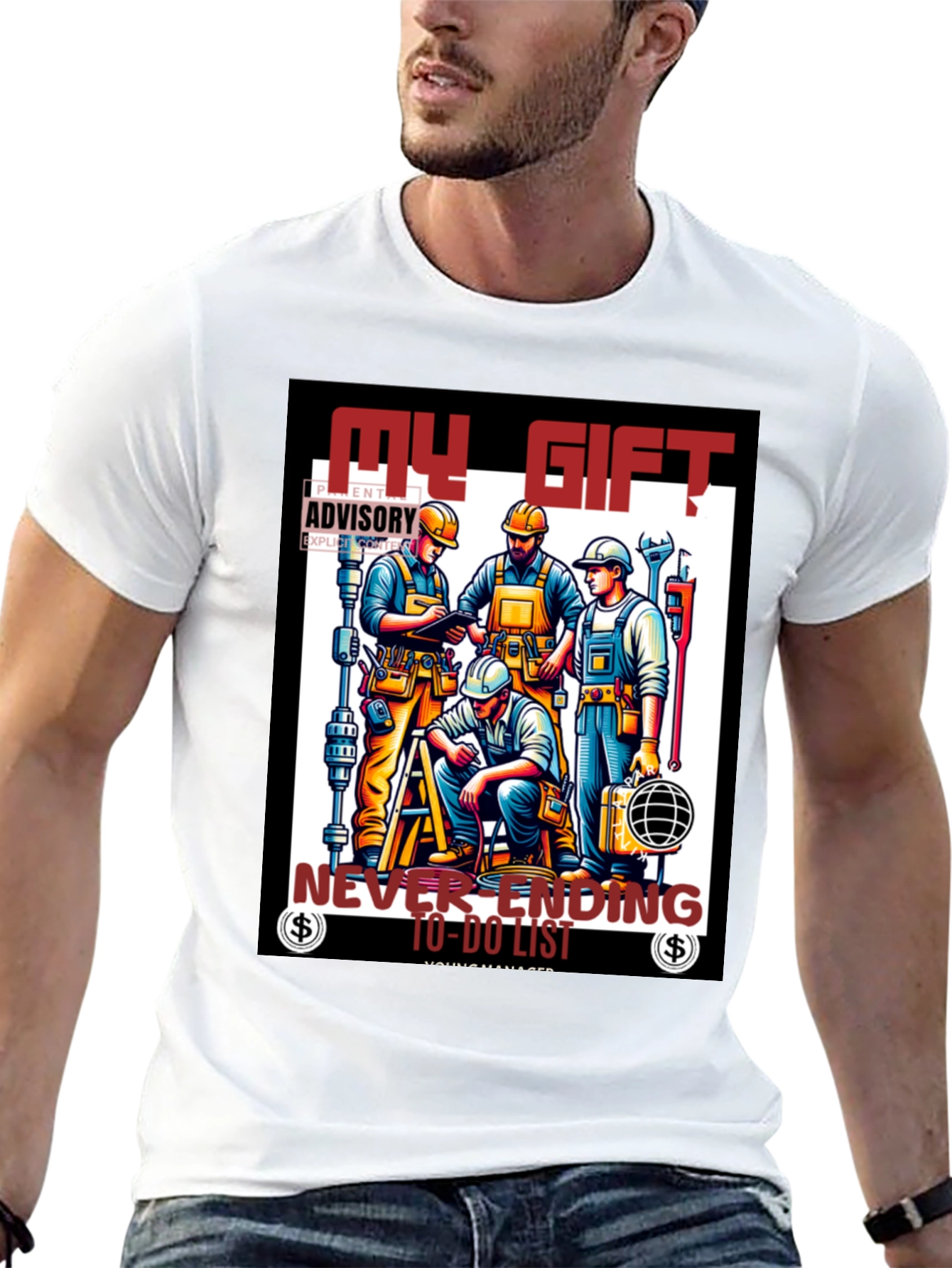 Black My Gift: Never Ending To-Do List Graphic Tee view 13