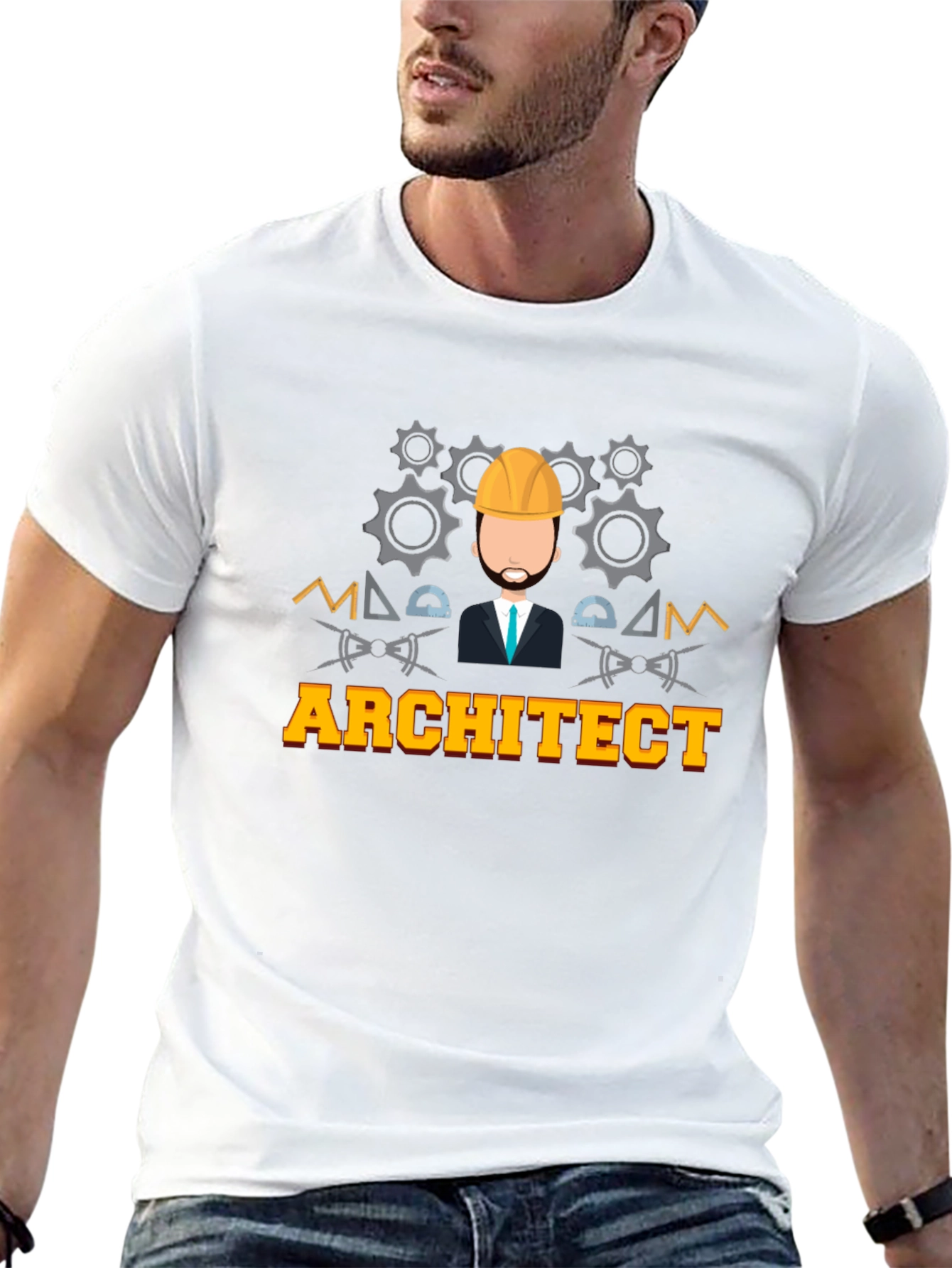 Black Architect Graphic T-Shirt | Design Tee view 13