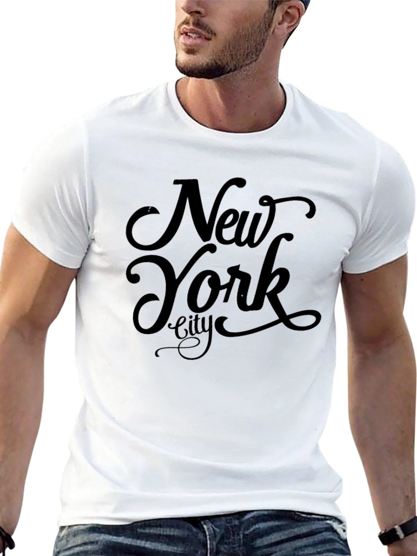 Black New York City Black Graphic Tee view 13