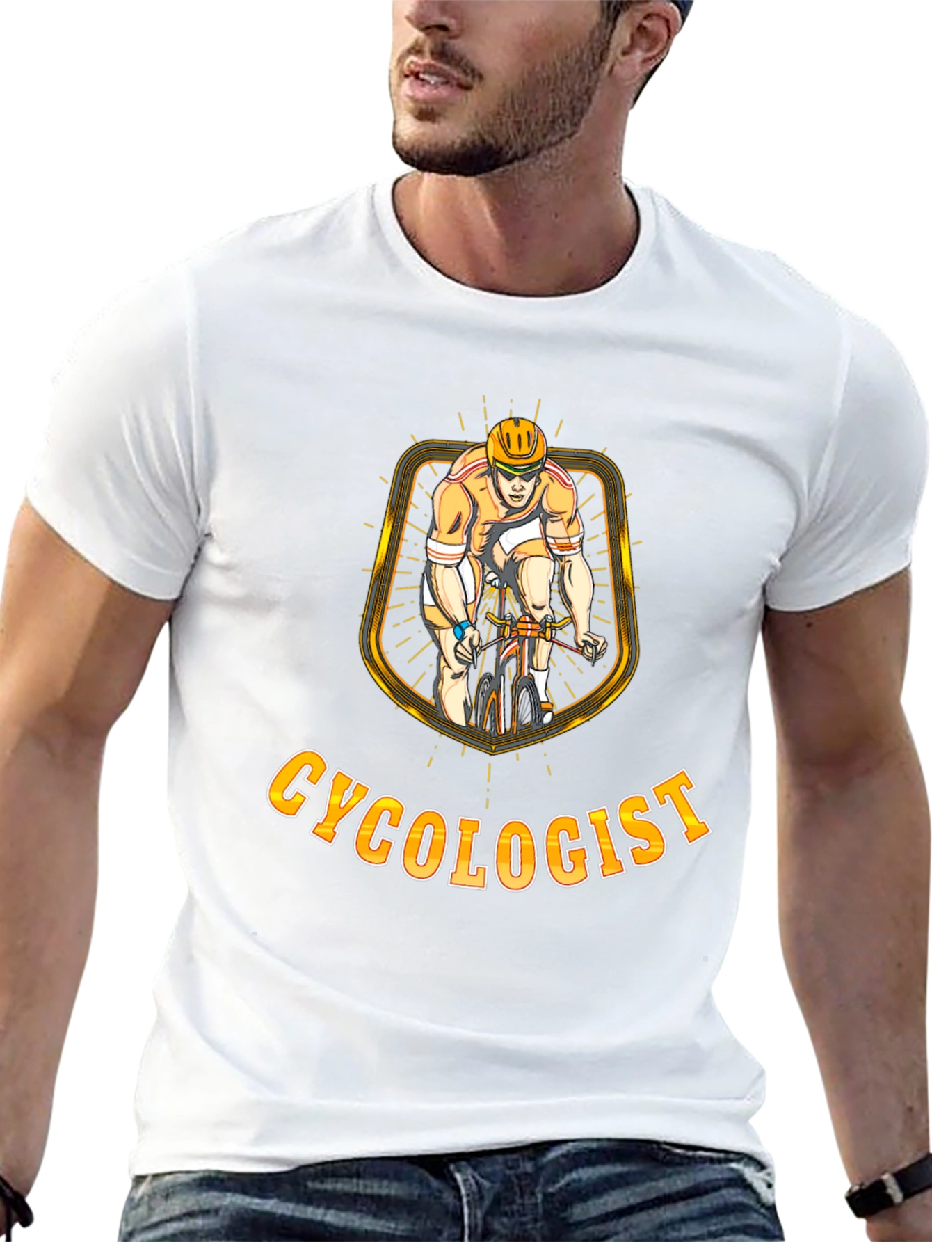 Black Cyclologist Graphic Tee - Ride in Style! view 13