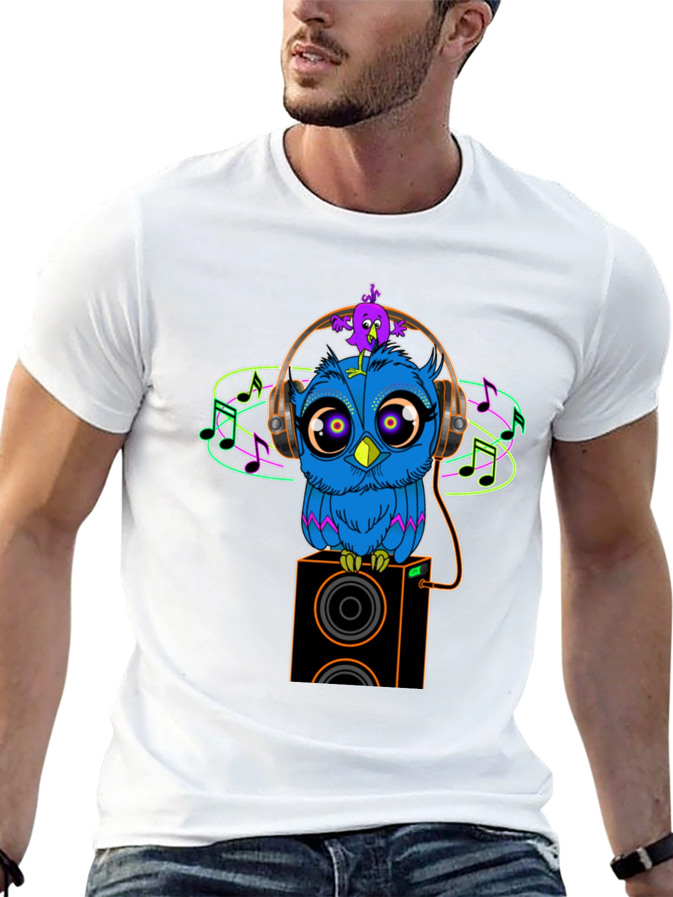 Black Owl DJ Graphic Tee view 13