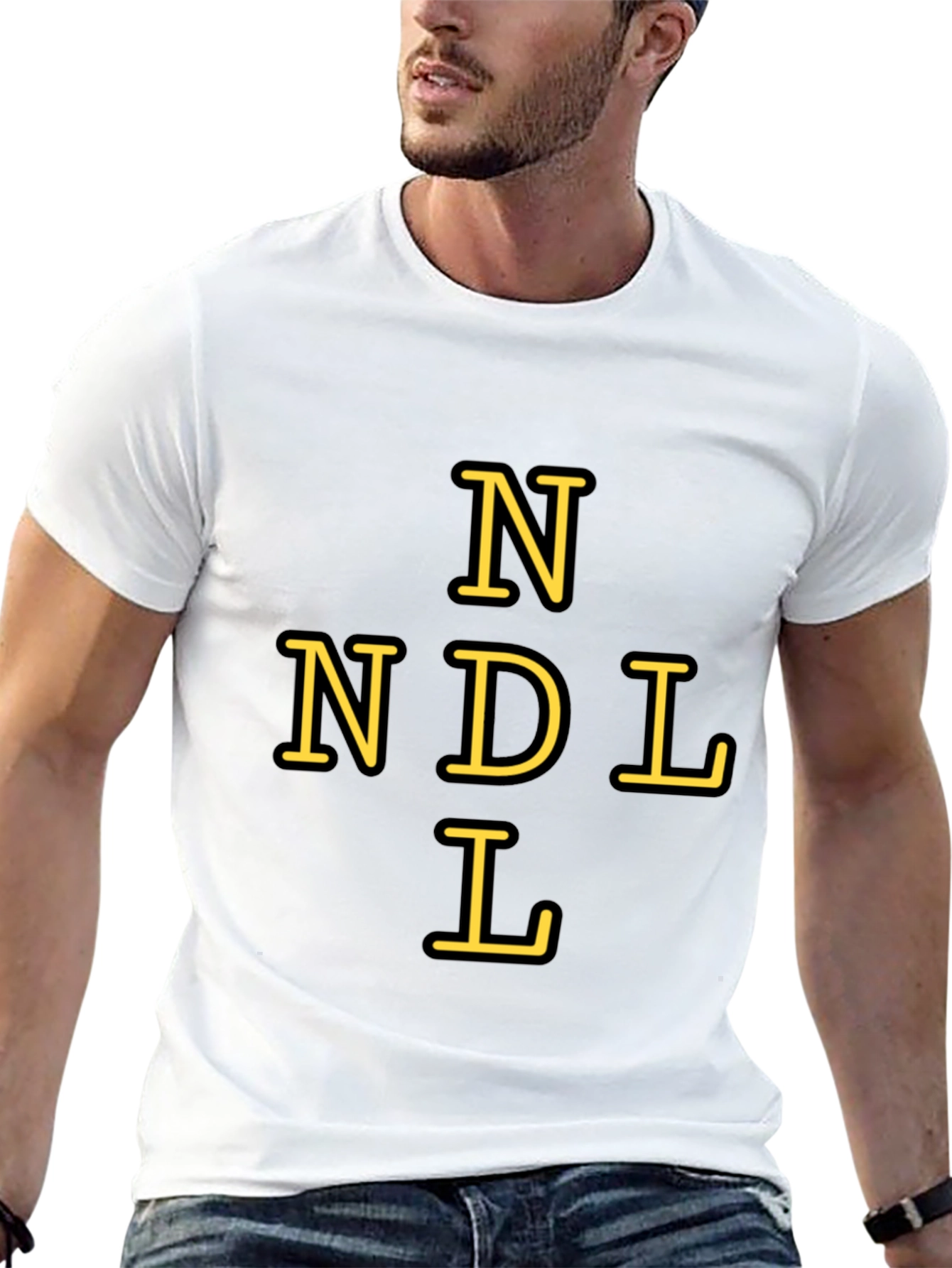 Black NDL Graphic T-Shirt - Unisex Cotton Tee view 13
