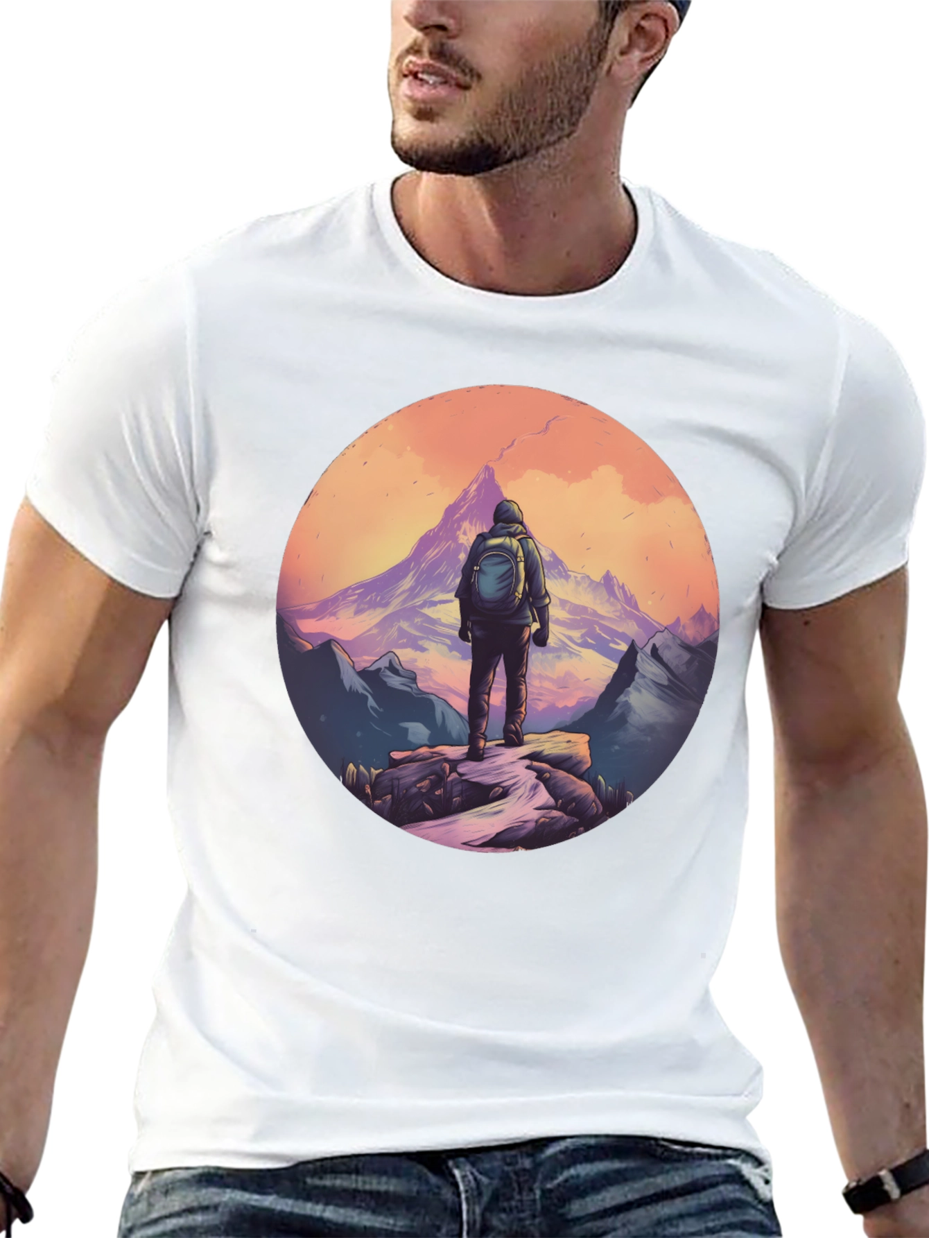 Black Mountain Hiker Graphic Tee - Adventure Awaits! view 13