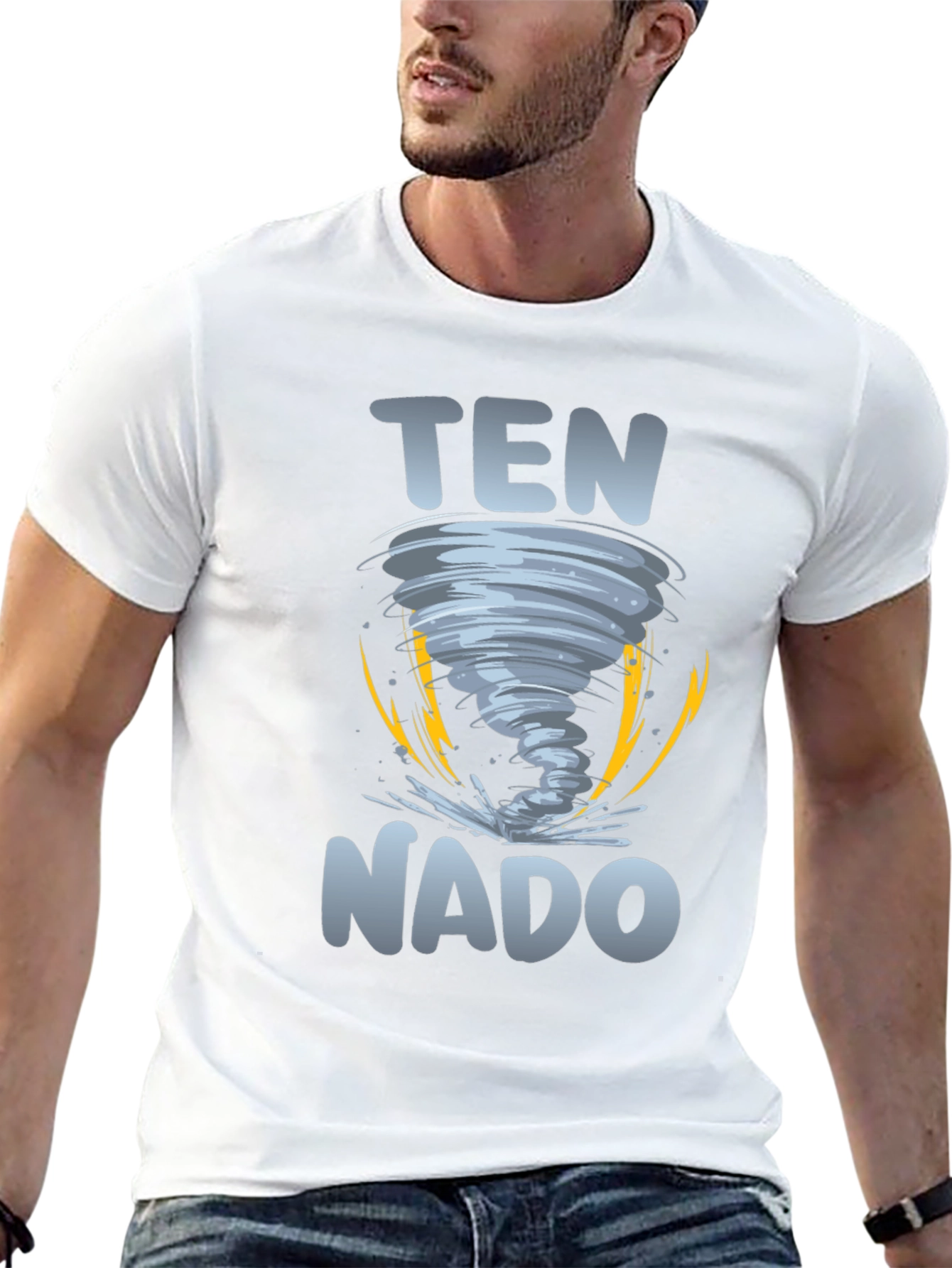 Black Ten Nado Tornado Graphic T-Shirt view 13