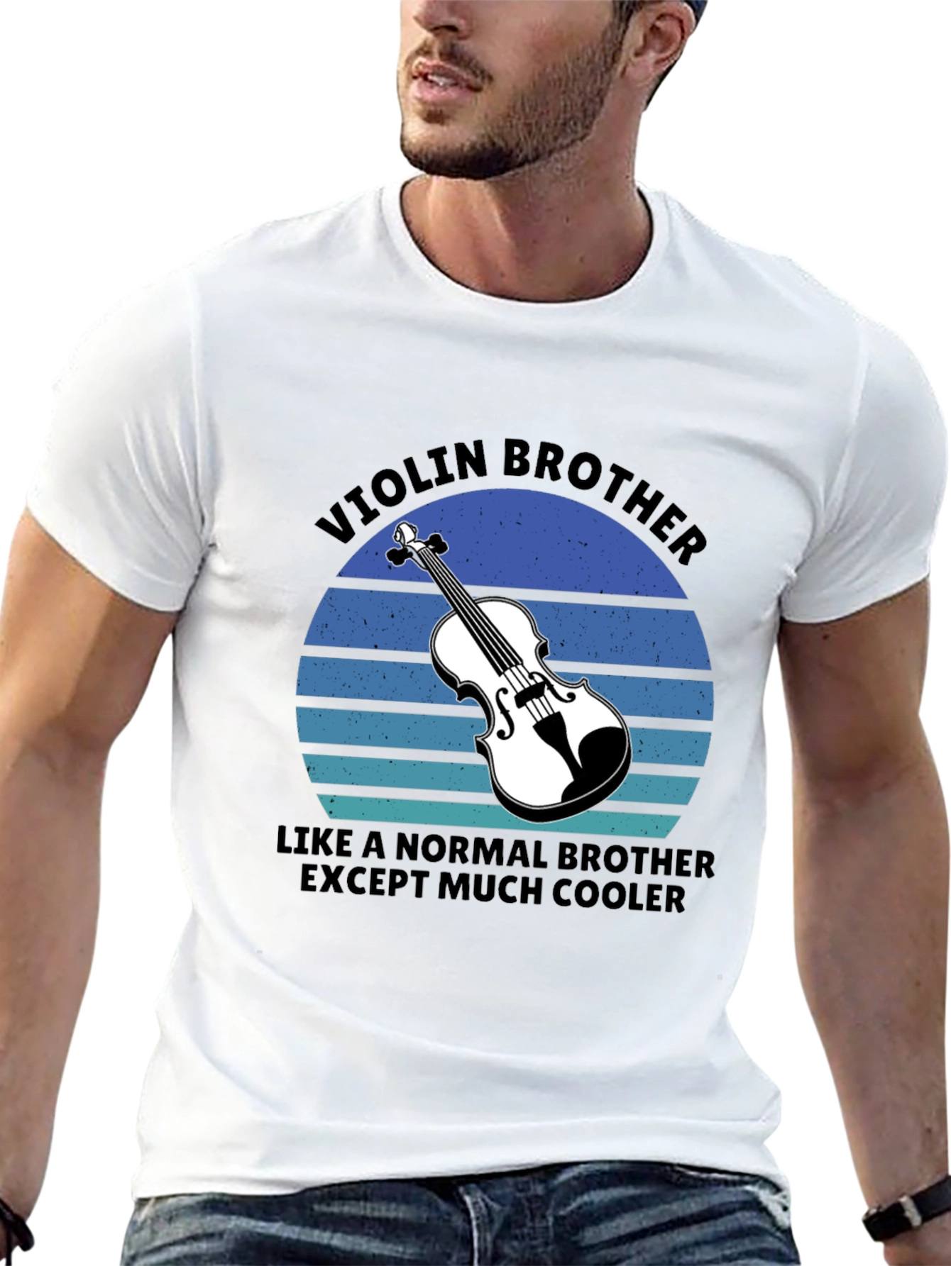 Black Violin Brother T-Shirt: Cool Musician Apparel view 13