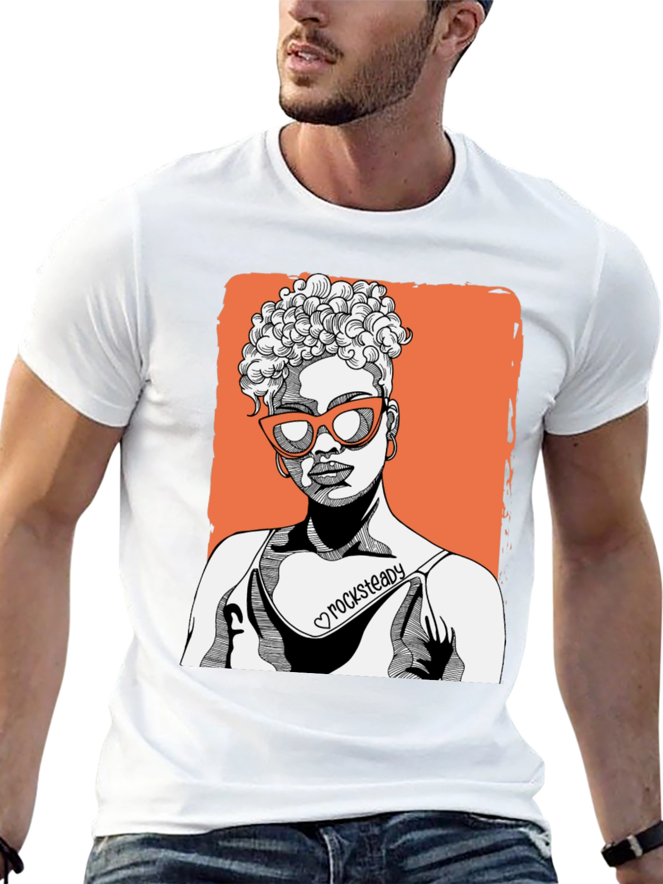 Black Rocksteady Graphic Tee - Cool & Casual view 13