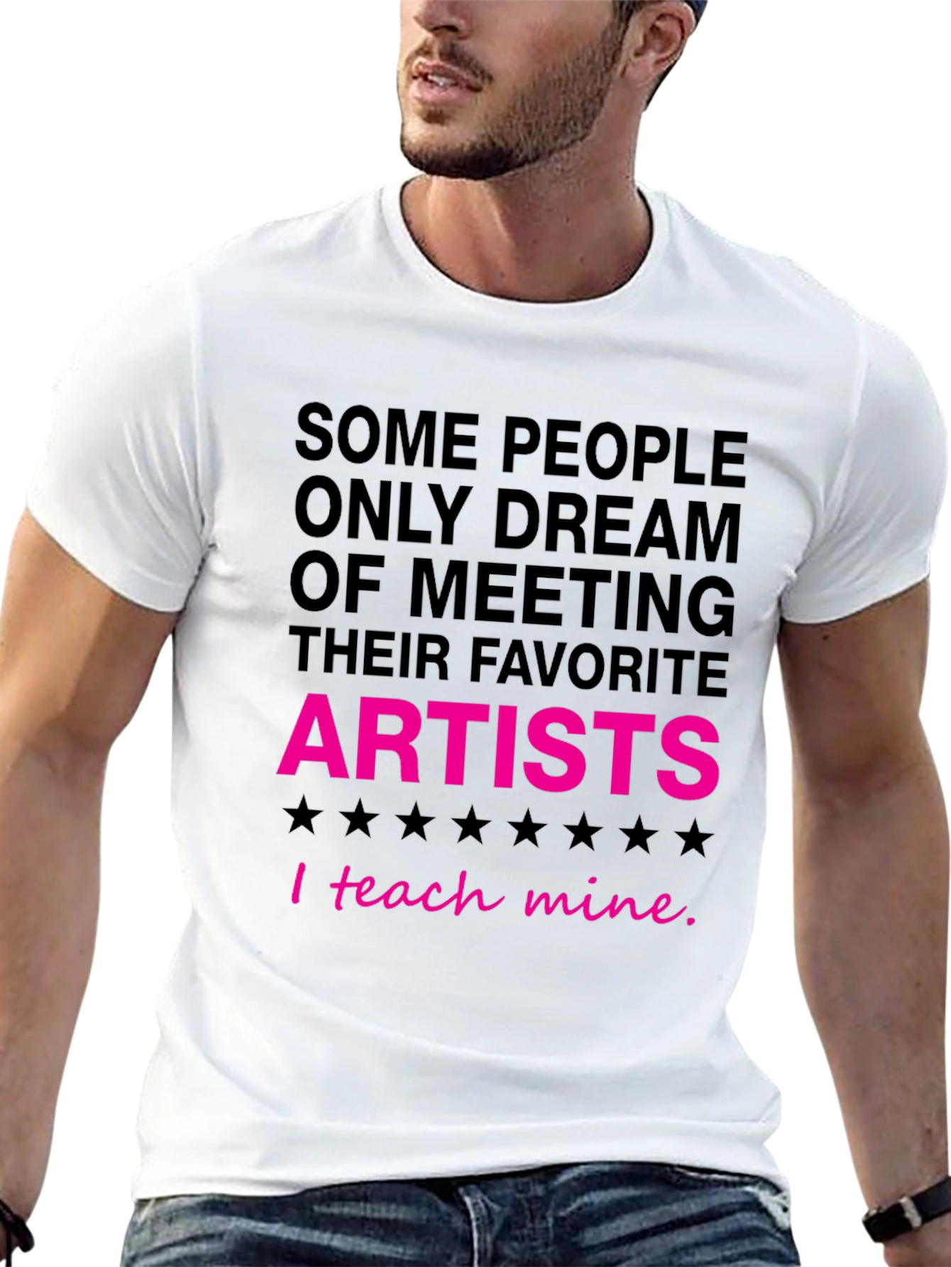I Teach Mine Artist Graphic Tee - 13