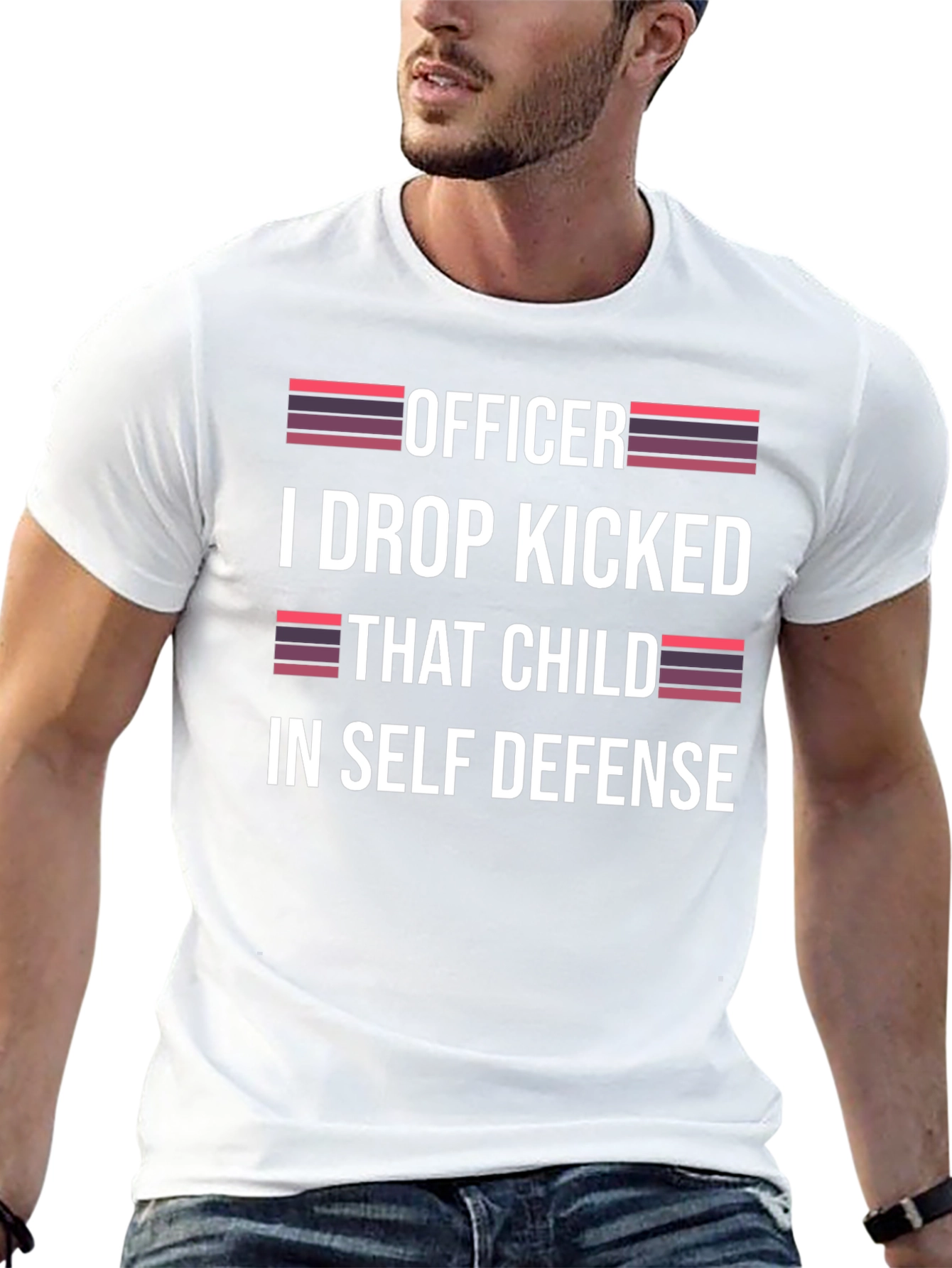 Black Officer I Drop Kicked That Child T-Shirt view 13
