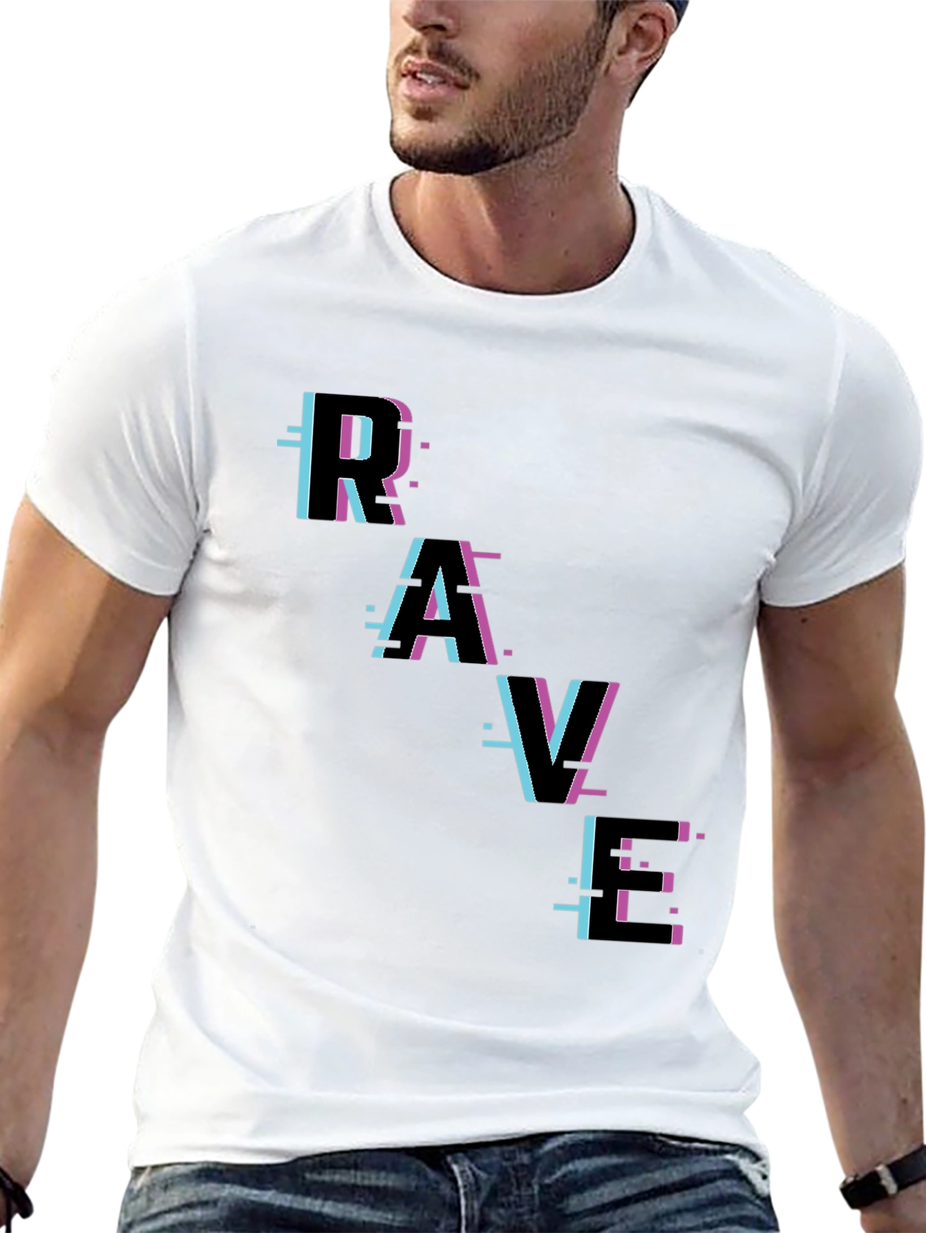 Rave Graphic T-Shirt - Stylish Club Wear - 13