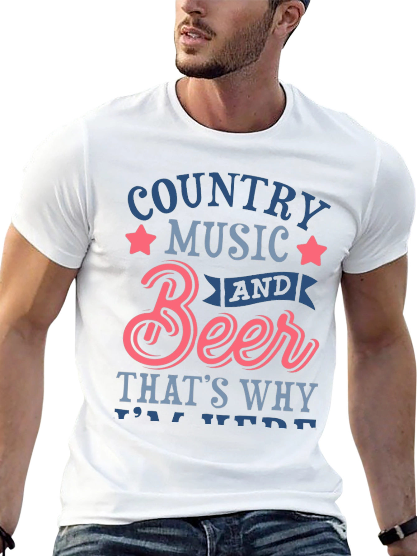 Black Country Music & Beer Graphic Tee view 13