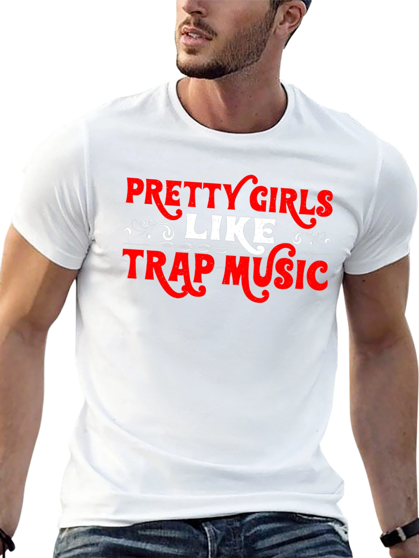 Black Pretty Girls Like Trap Music T-Shirt view 13