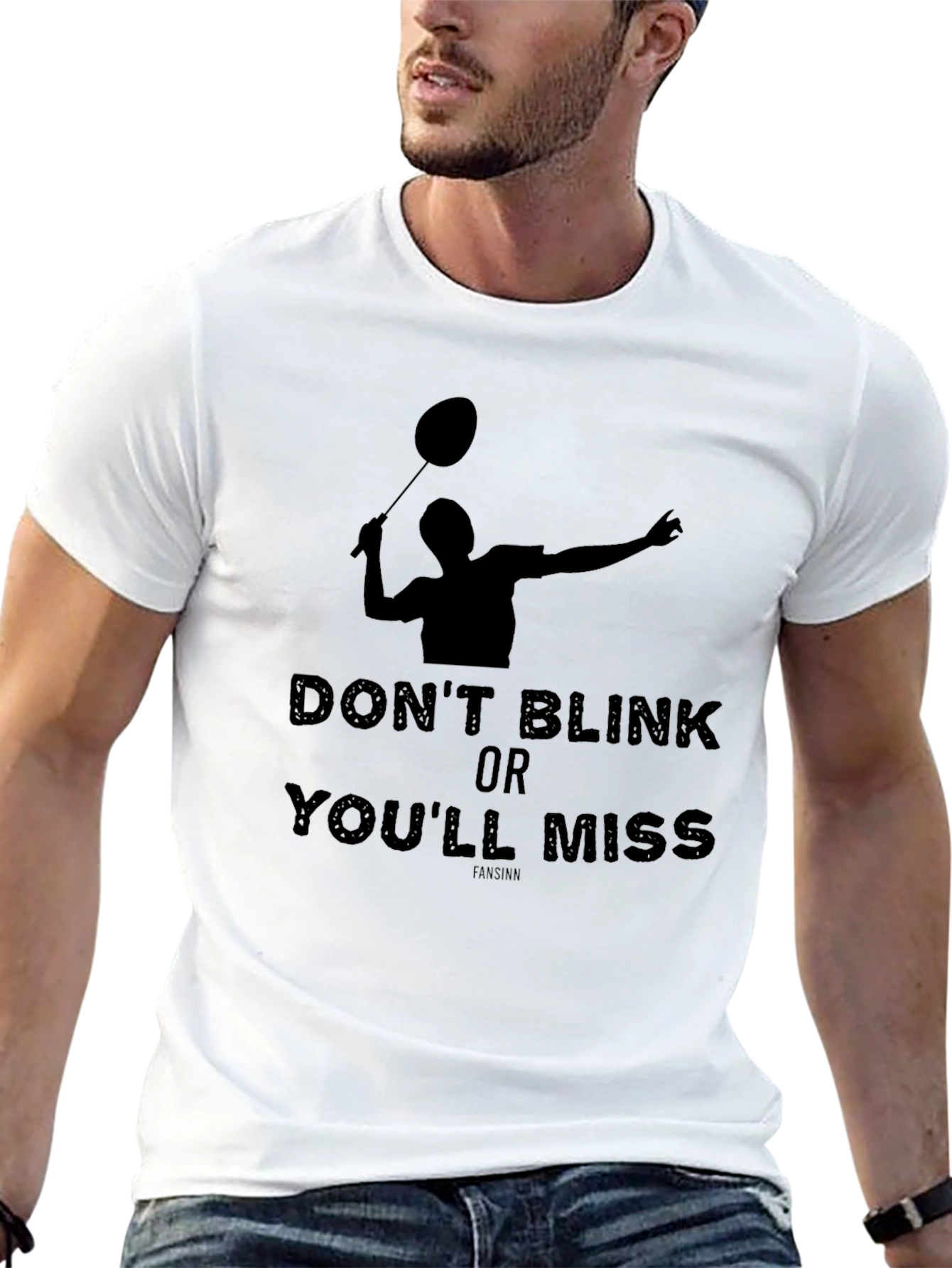 Black Don't Blink T-Shirt view 13