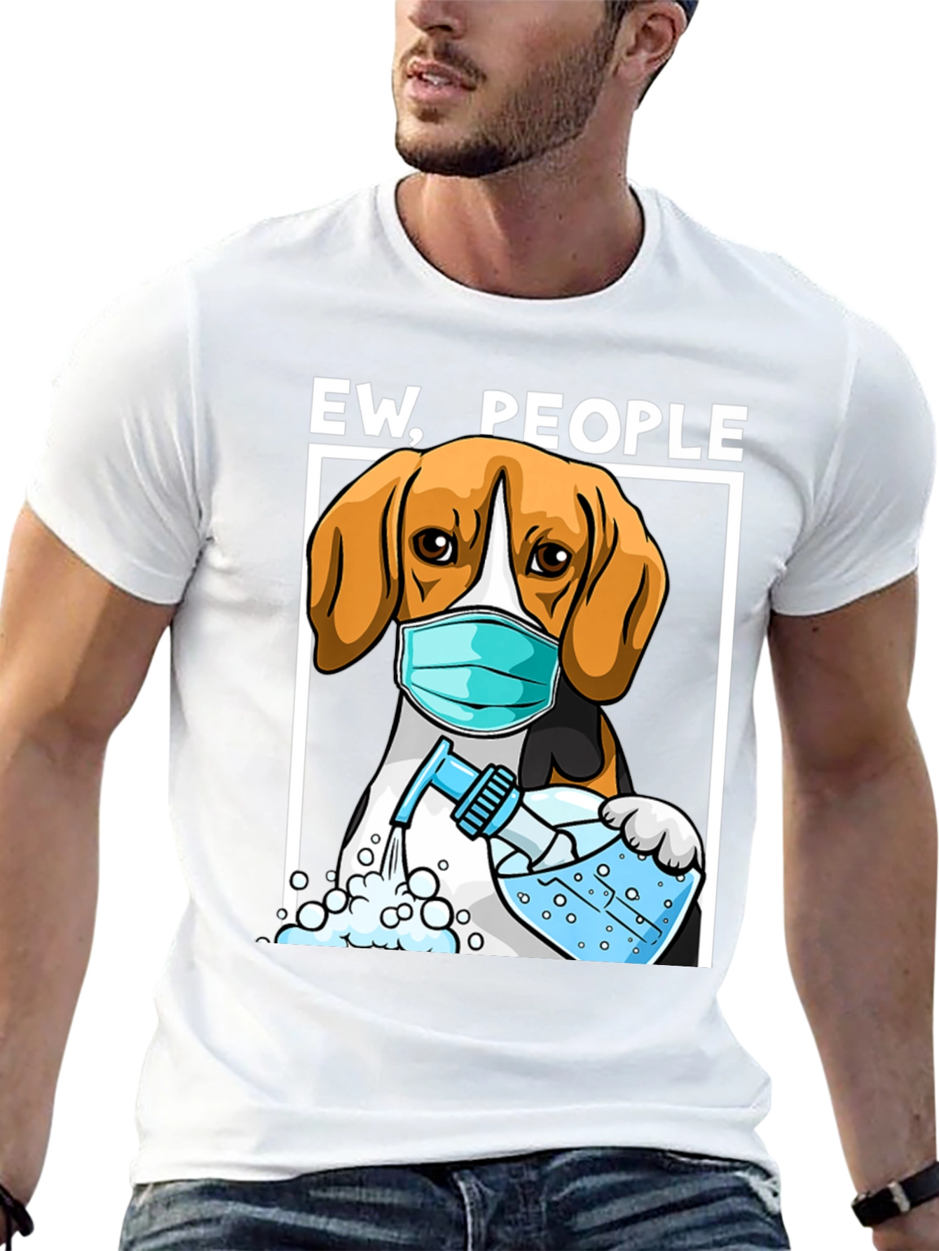 Black Ew People Dog T-Shirt view 13